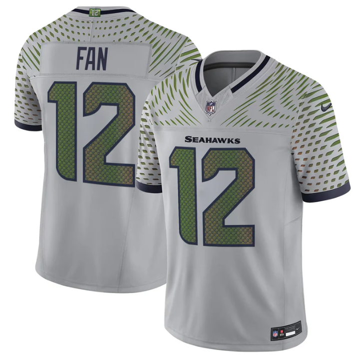12th Fan Jersey #12 Seahawks 2025 Rivalries Vapor Limited Stitched