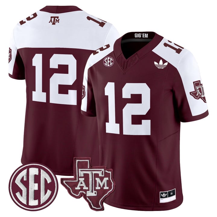 12th Man Jersey #12 Texas A&M Aggies 2025 Vapor Limited V2 Stitched
