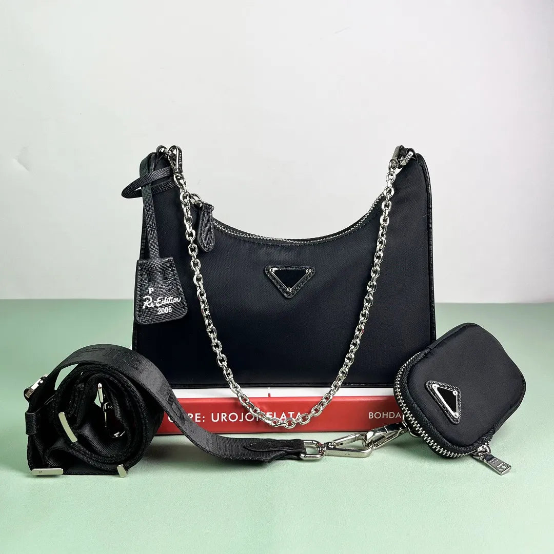 Women’s Luxury Bags High Quality Leather Shoulder Armpit Purse Set