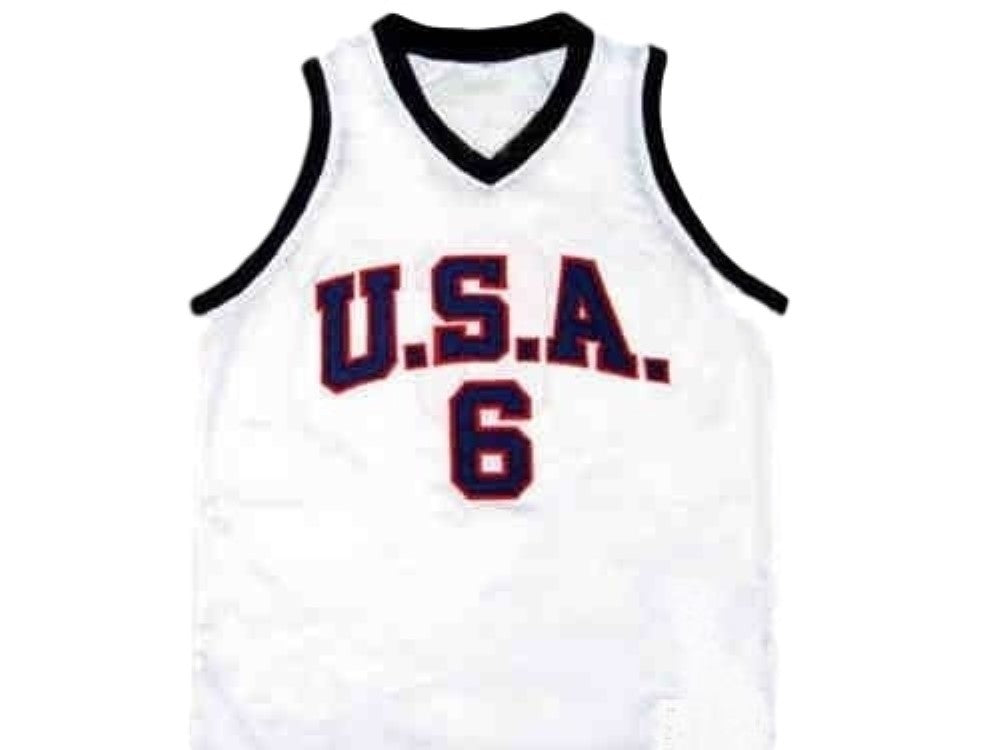 Lebron James Jersey #6 Team USA Basketball White