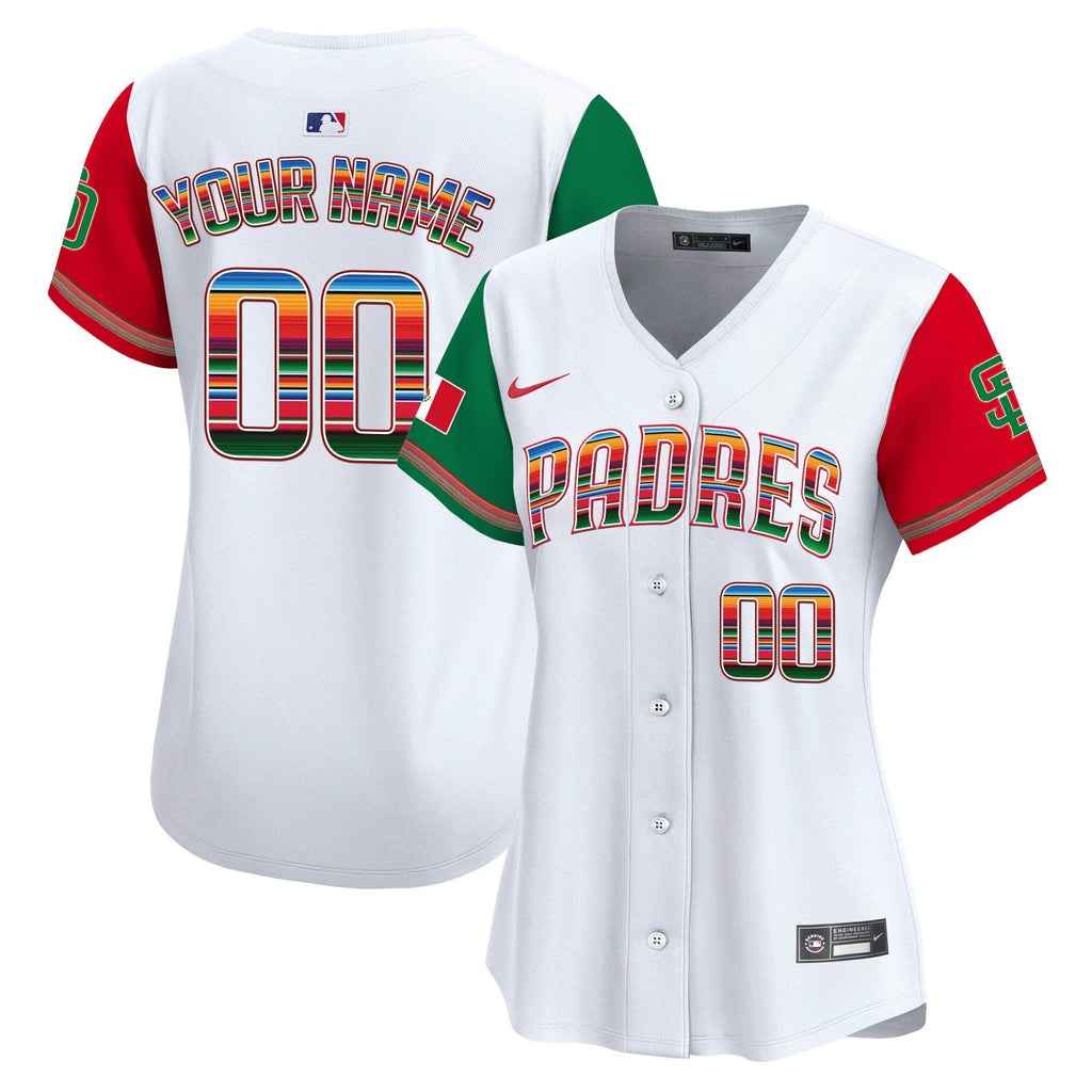 San Diego Padres Mexico Premier Limited Custom Jersey - All Stitched