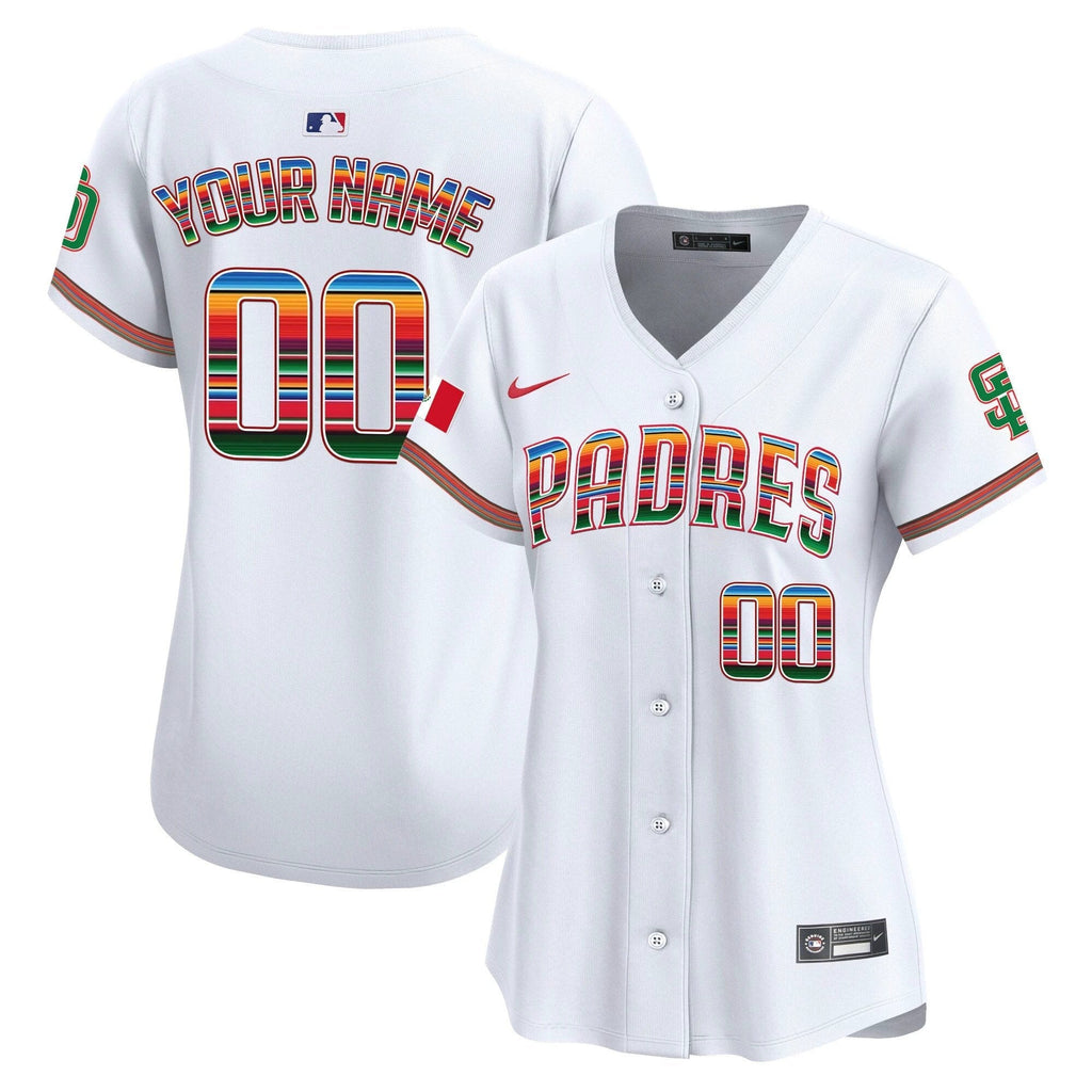 San Diego Padres Mexico Premier Limited Custom Jersey - All Stitched