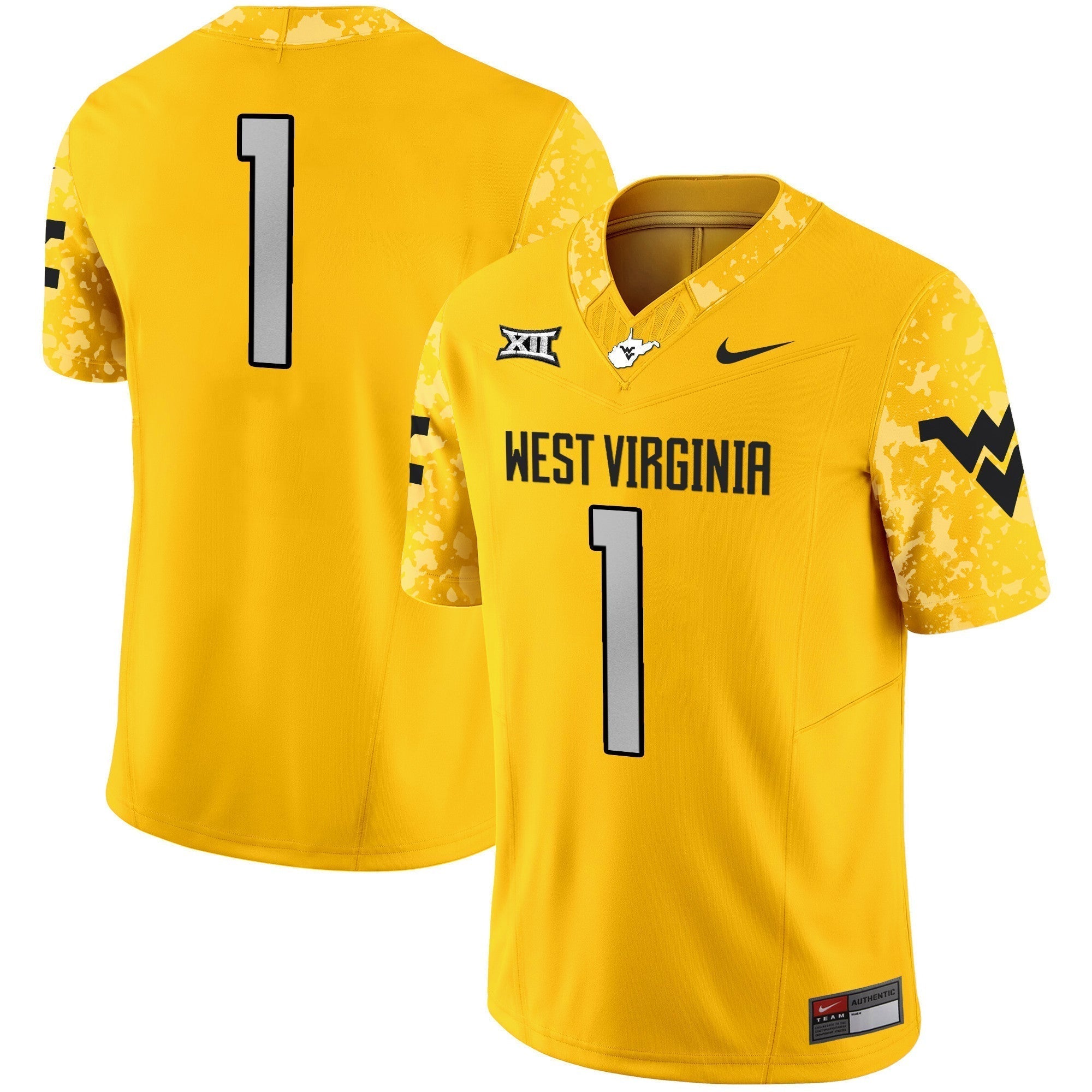 Men West Virginia Mountaineers 2024 Vapor Limited Jersey V2 - All Stitched