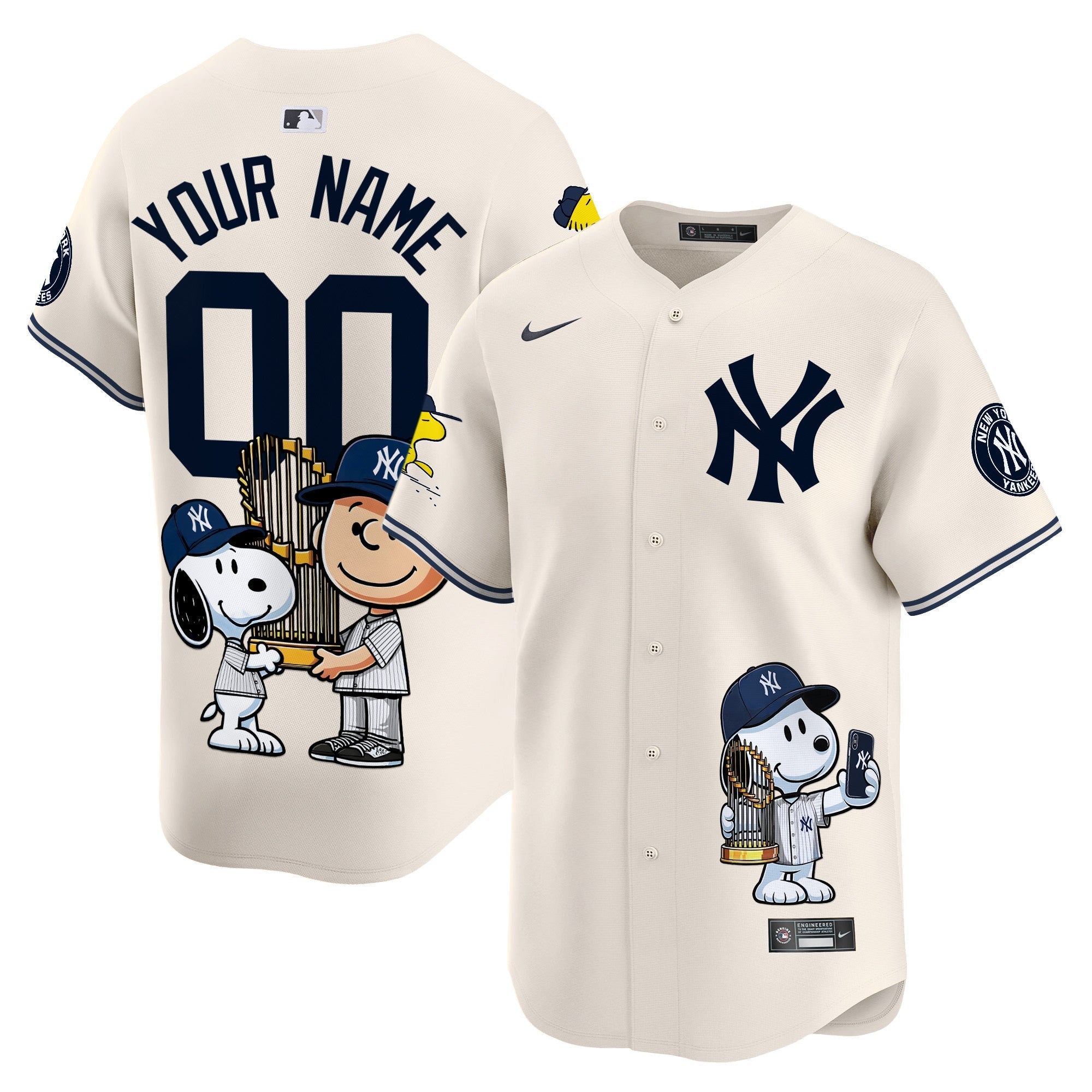 Unisex New York Yankees Vapor Premier Limited Custom Jersey - Printed