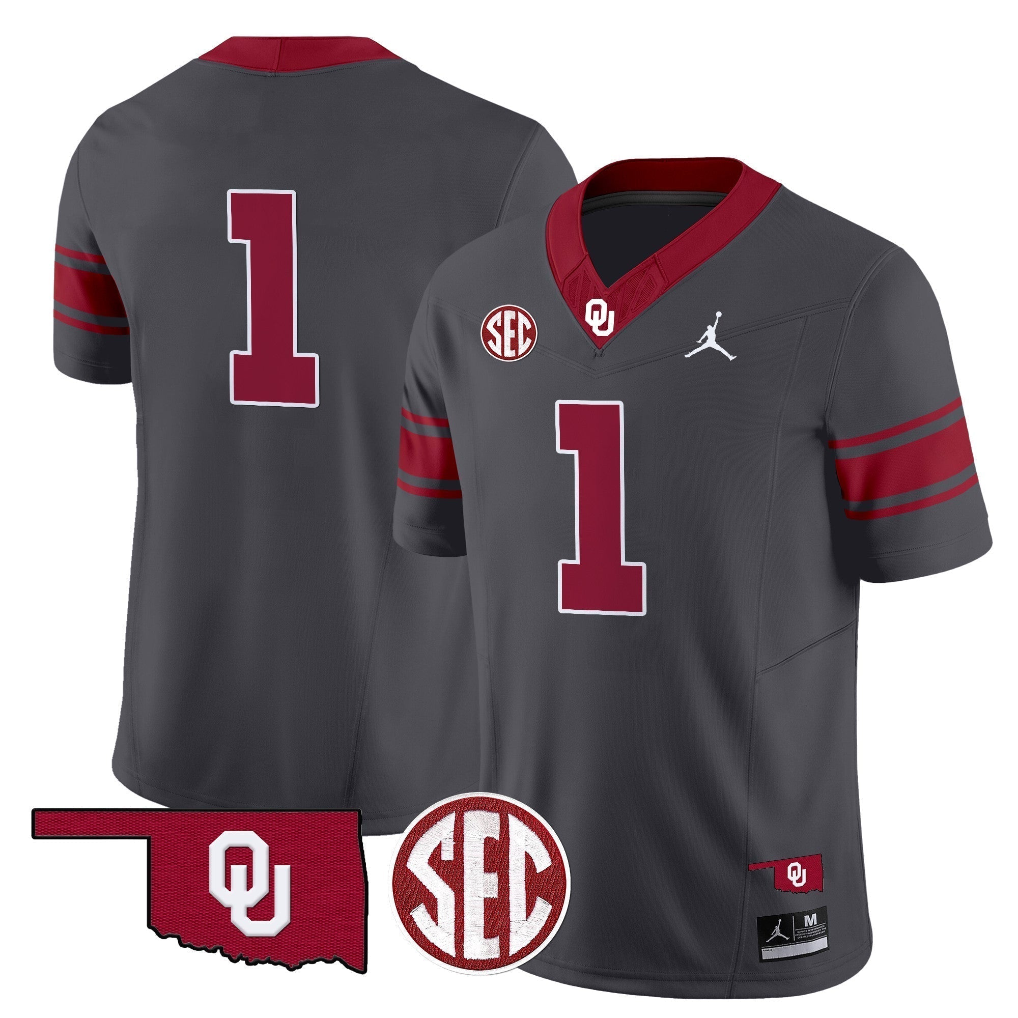 Men Oklahoma Sooners Throwback Vapor Limited Jersey - All Stitched