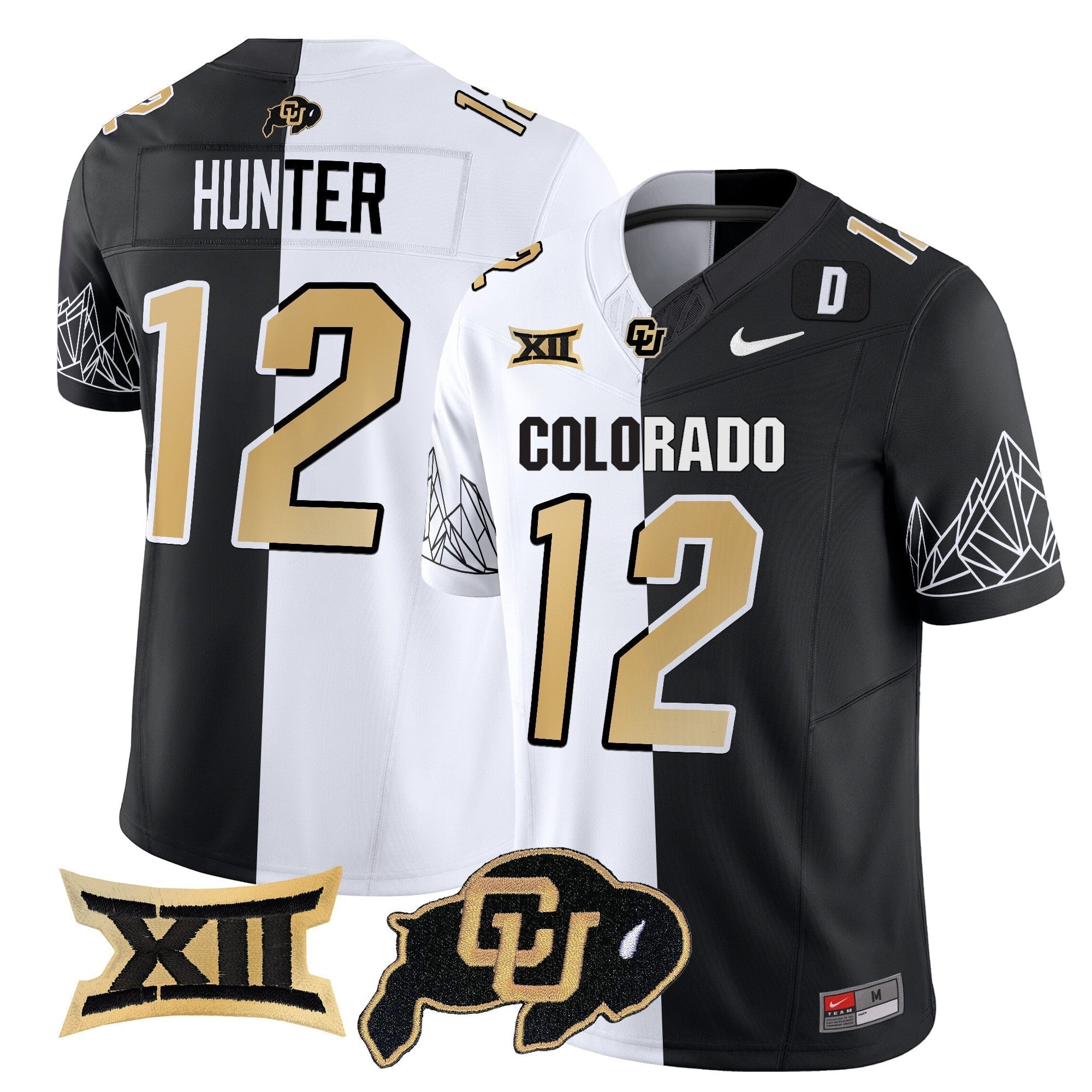 Men Colorado Buffaloes Vapor Limited Jersey V3 - Big 12 XII Patch - All Stitched