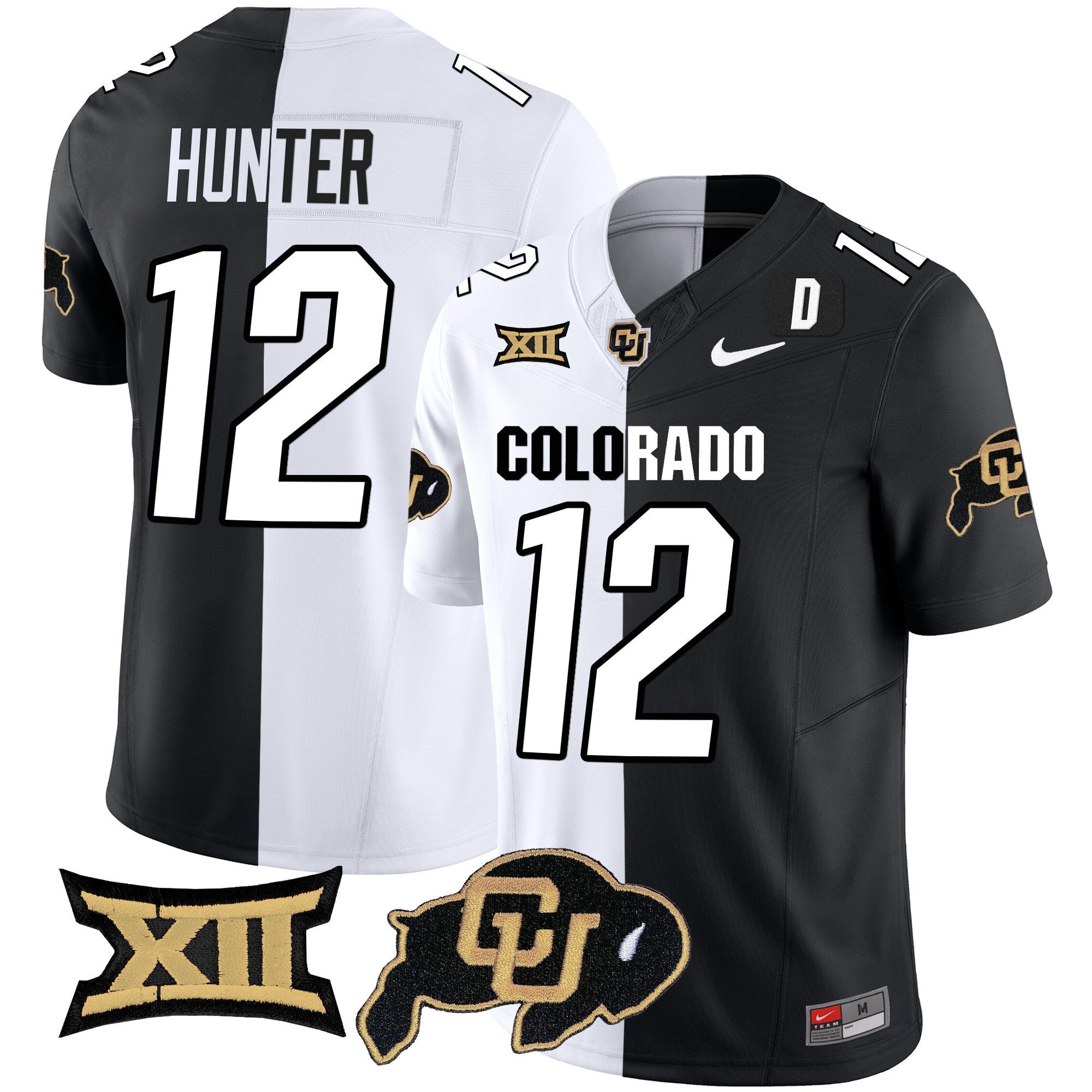 Men Colorado Buffaloes Vapor Limited Jersey V2 - Big 12 XII Patch - All Stitched