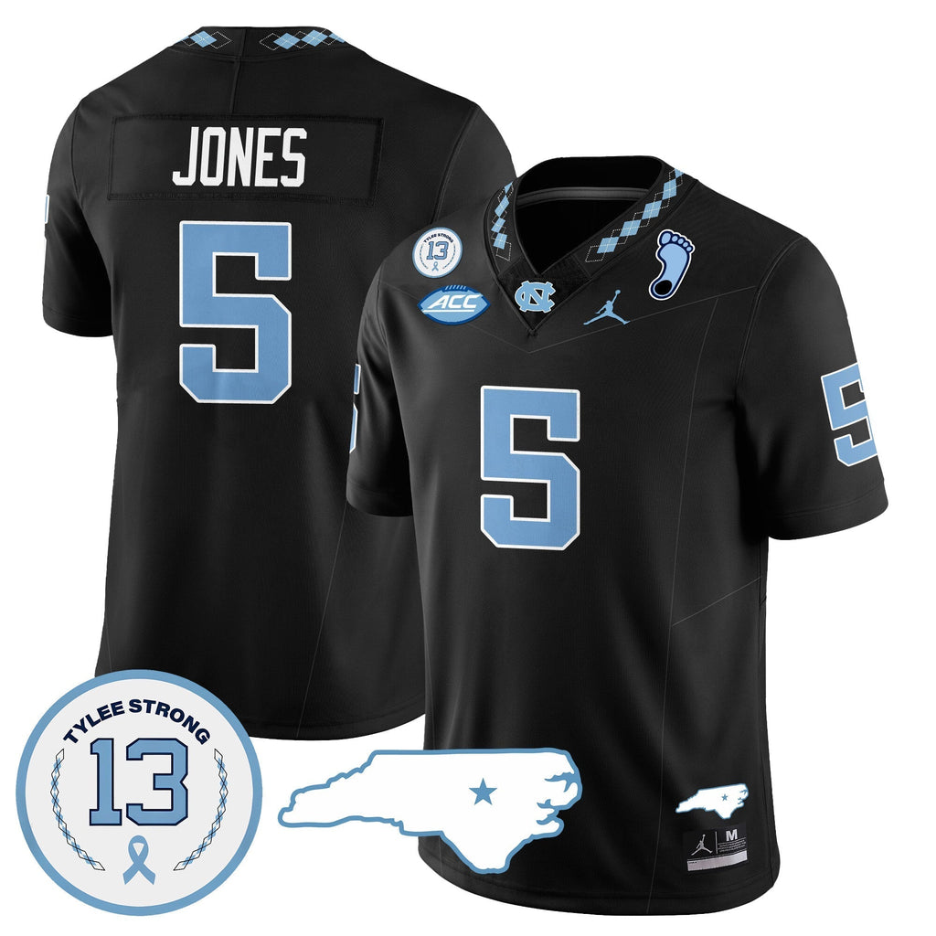 Men North Carolina Tar Heels Football 2024 Vapor Jersey - All Stitched