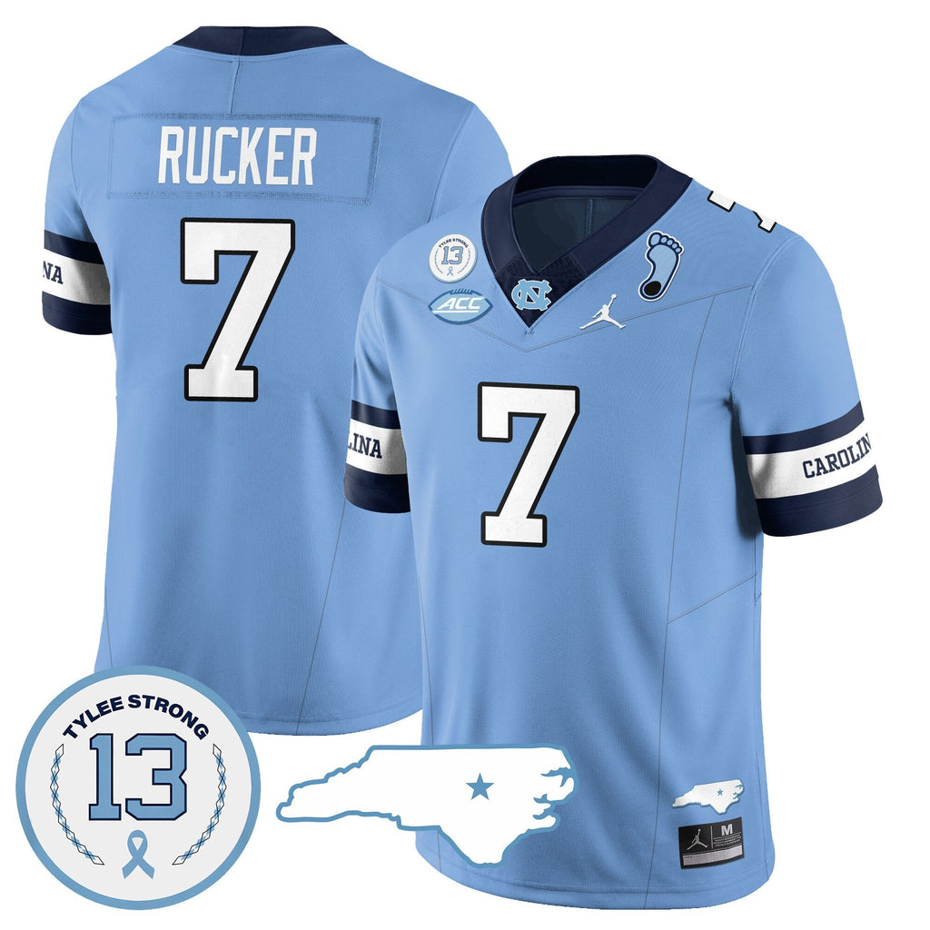 Men North Carolina Tar Heels Football 2024 Vapor Jersey - All Stitched