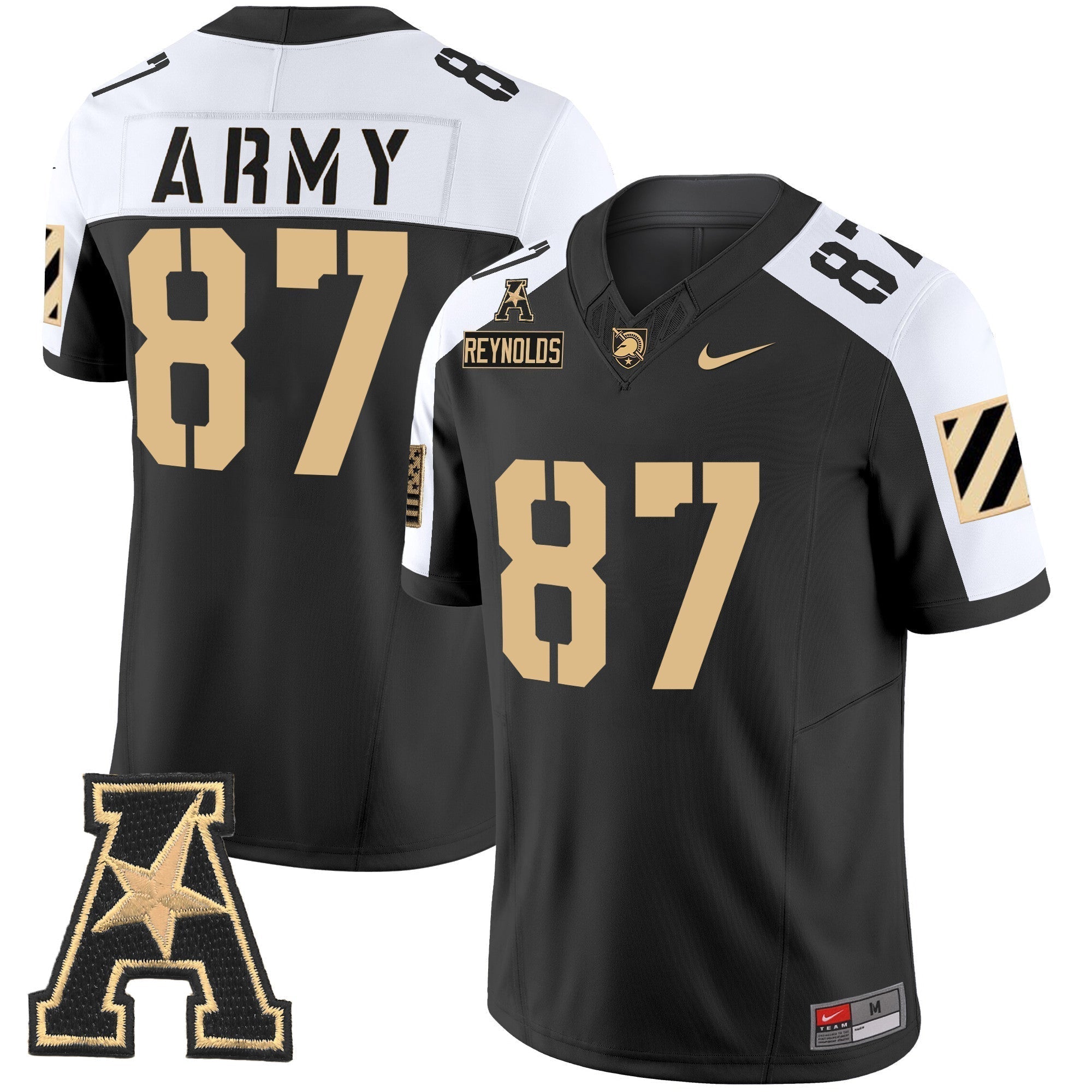 Men Army Black Knights 2024 Vapor Limited Jersey - AAC Patch - All Stitched