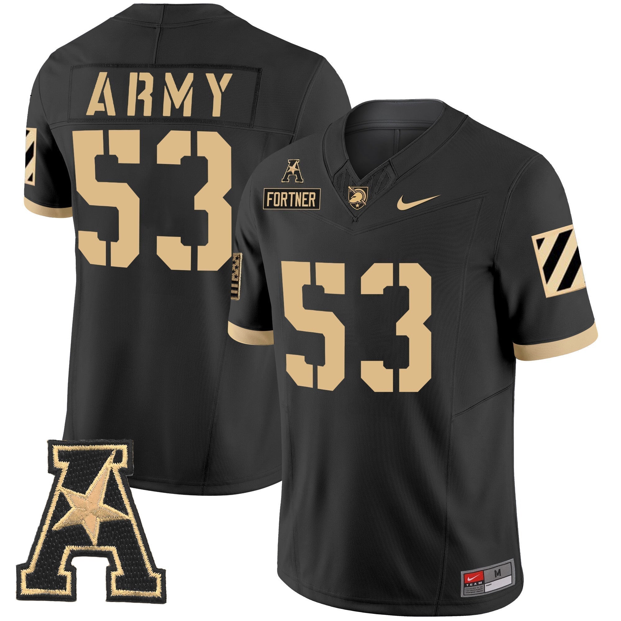 Men Army Black Knights 2024 Vapor Limited Jersey - AAC Patch - All Stitched