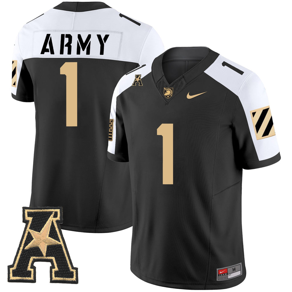 Men Army Black Knights 2024 Vapor Limited Jersey - AAC Patch - All Stitched
