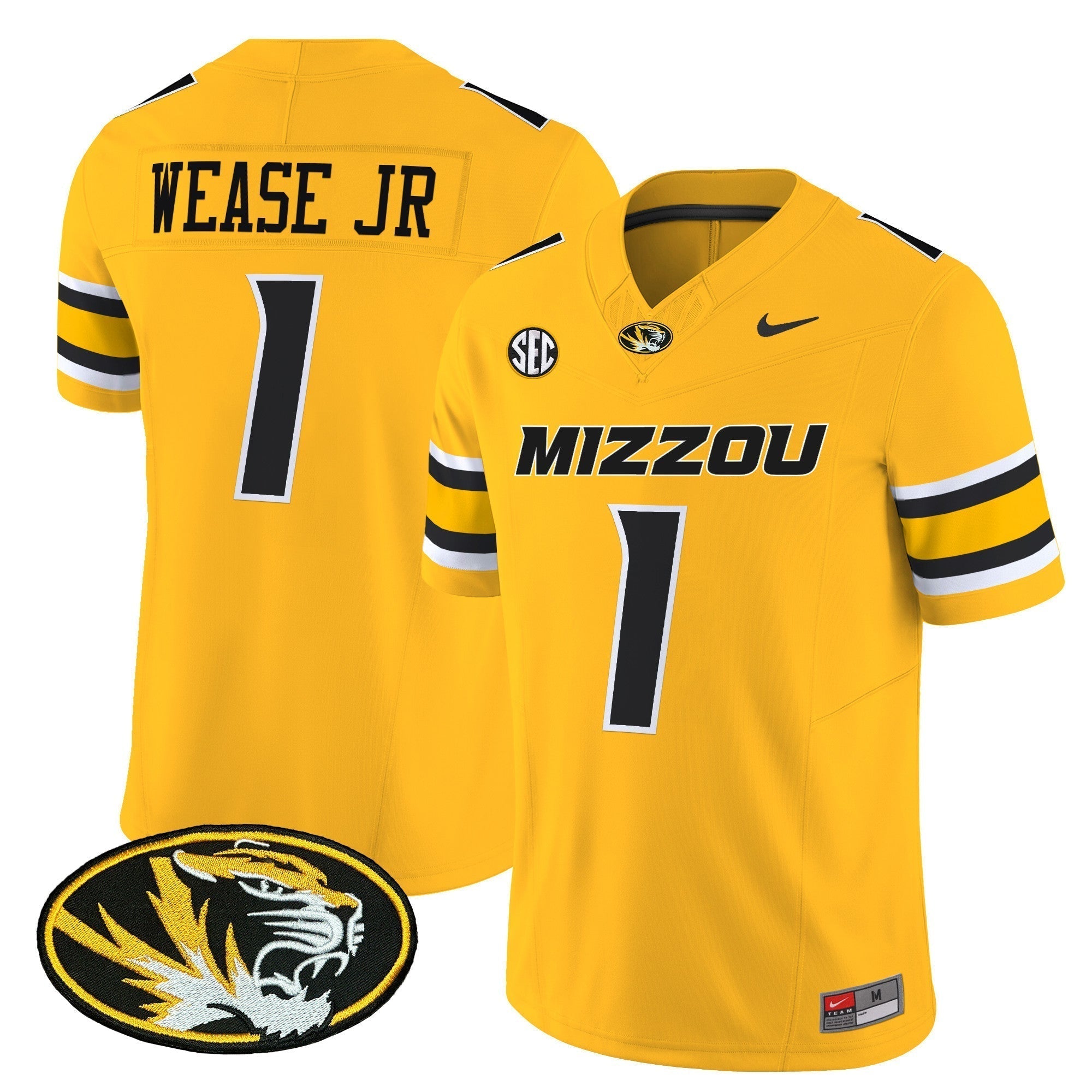 Men Missouri Tigers Vapor Limited Jersey - All Stitched
