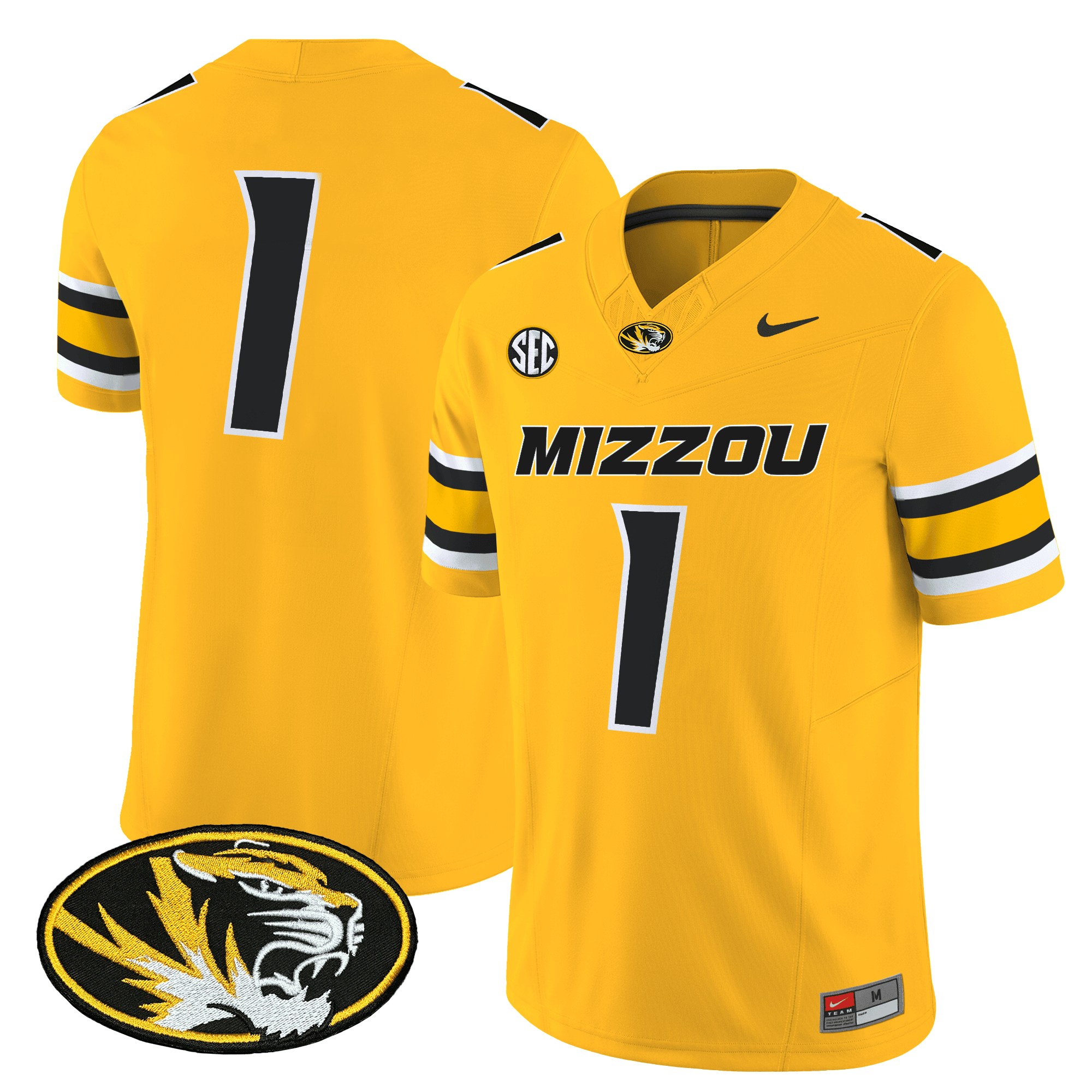 Men Missouri Tigers Vapor Limited Jersey - All Stitched