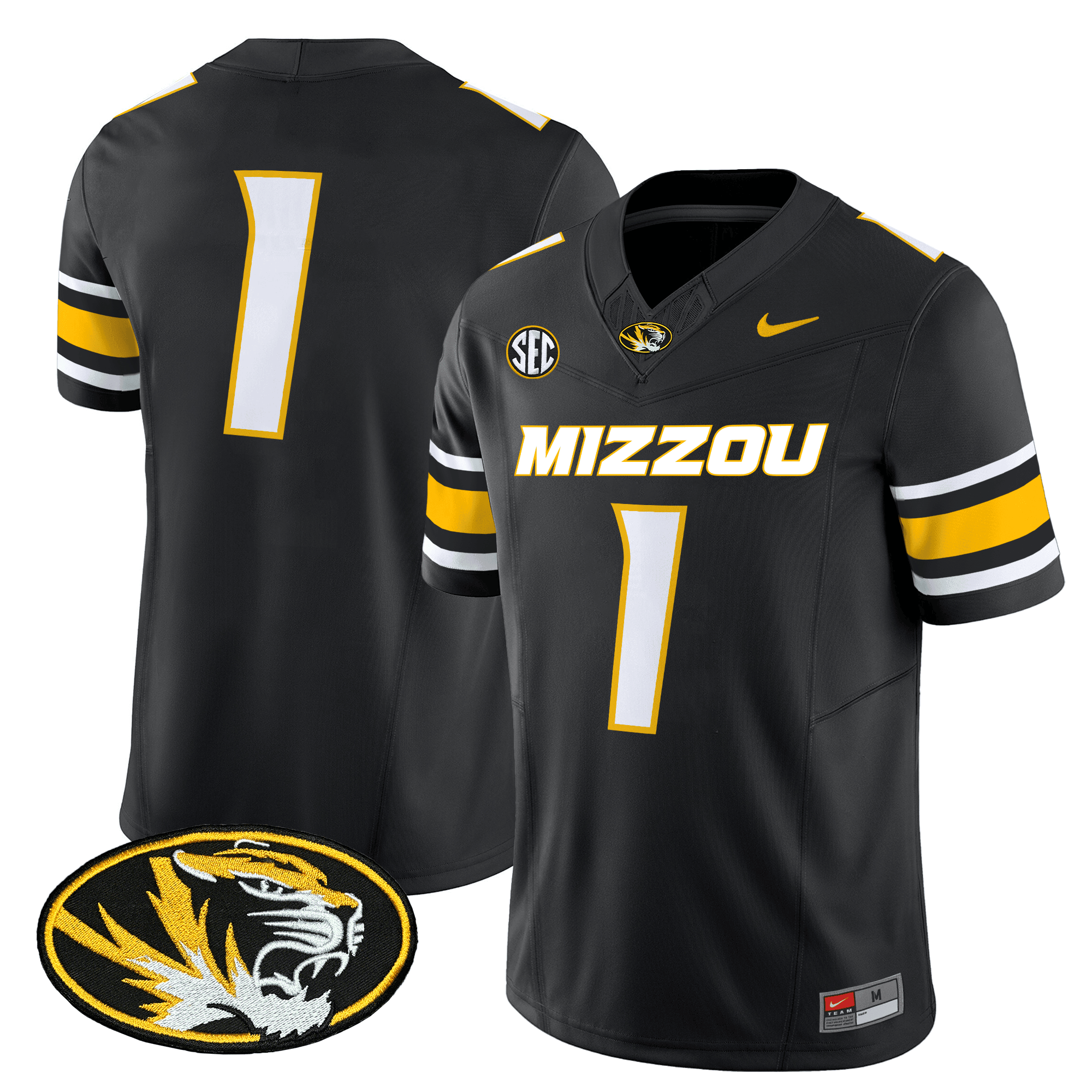 Men Missouri Tigers Vapor Limited Jersey - All Stitched