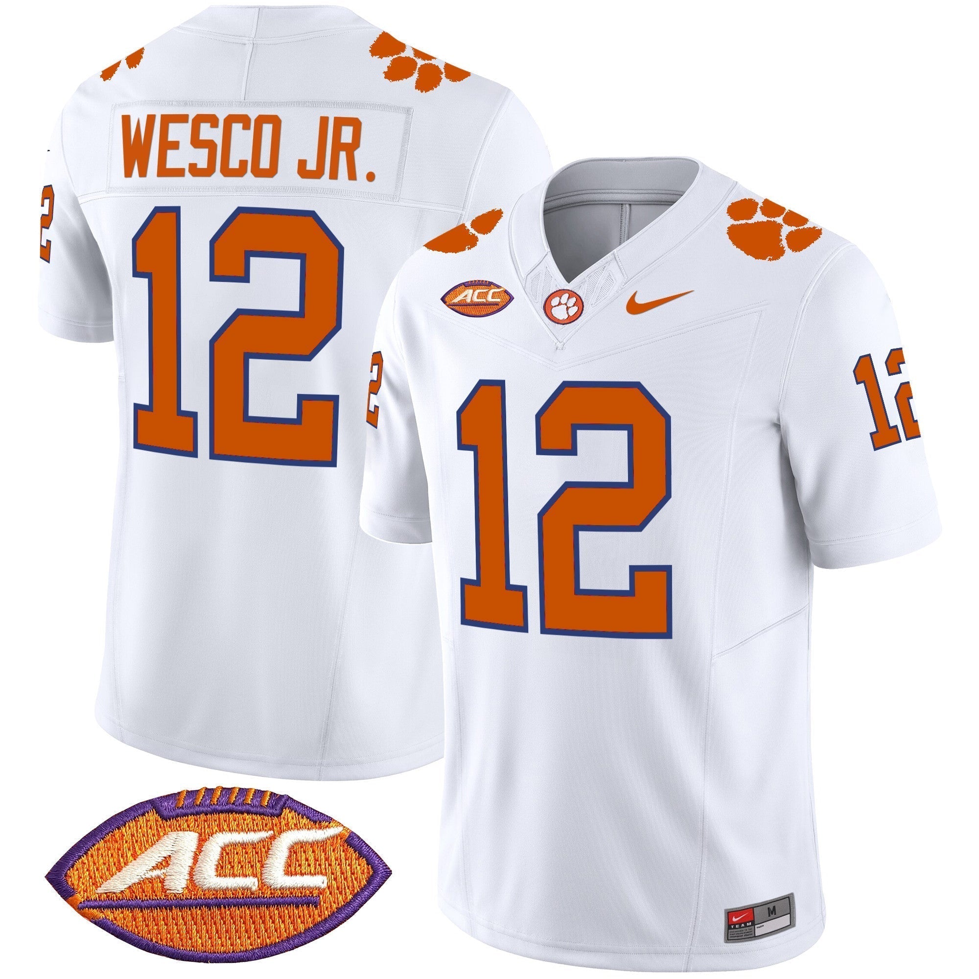 Men Clemson Tigers Vapor Limited Jersey V2 - All Stitched