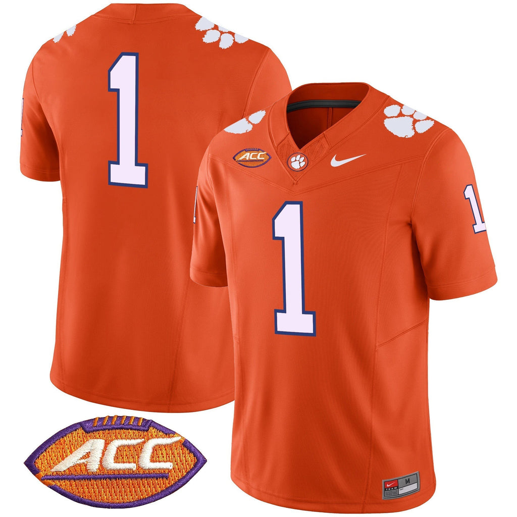 Men Clemson Tigers Vapor Limited Jersey V2 - All Stitched