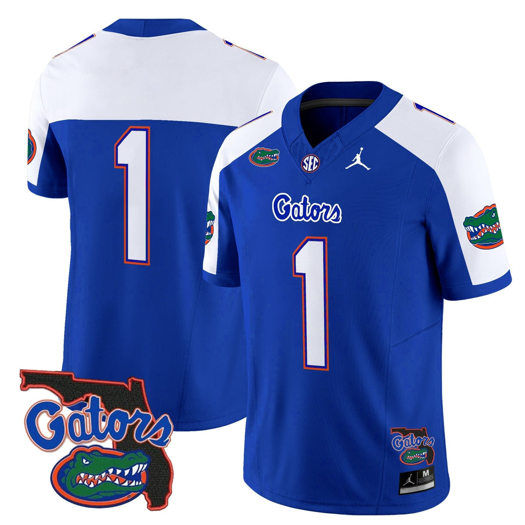 Men Florida Gators 2024 Florida Patch Vapor Limited Jersey - All Stitched