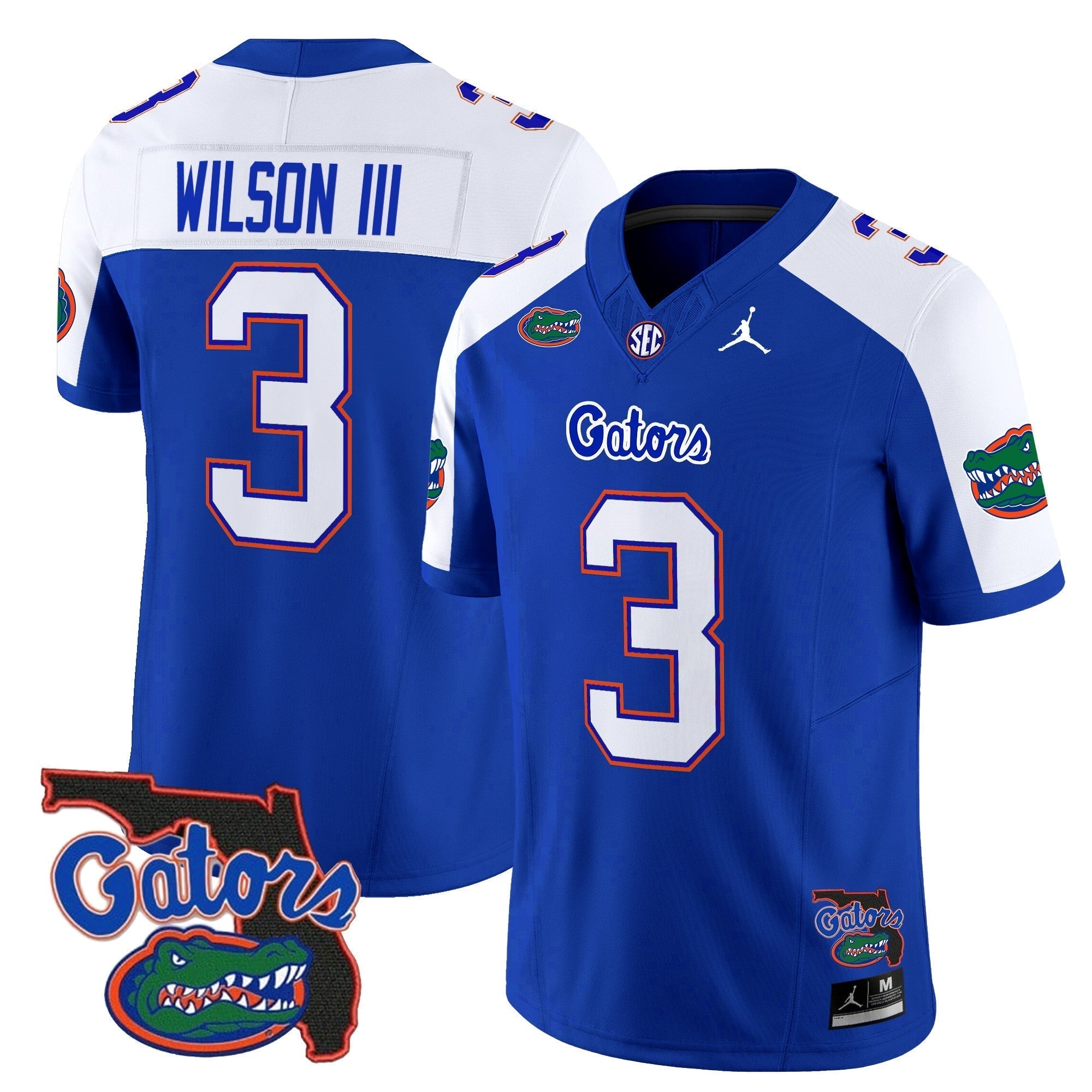 Men Florida Gators 2024 Florida Patch Vapor Limited Jersey - All Stitched