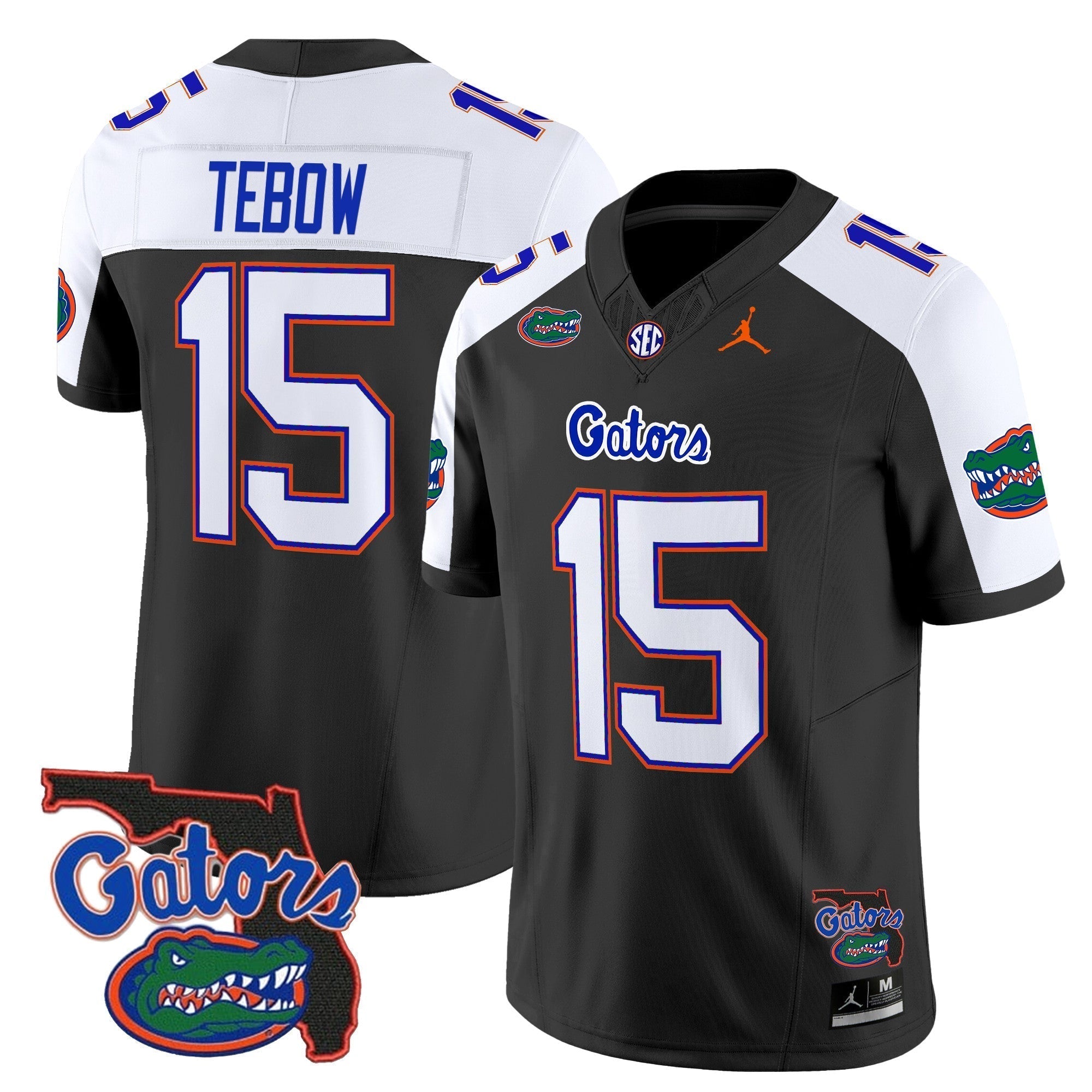 Men Florida Gators 2024 Florida Patch Vapor Limited Jersey - All Stitched