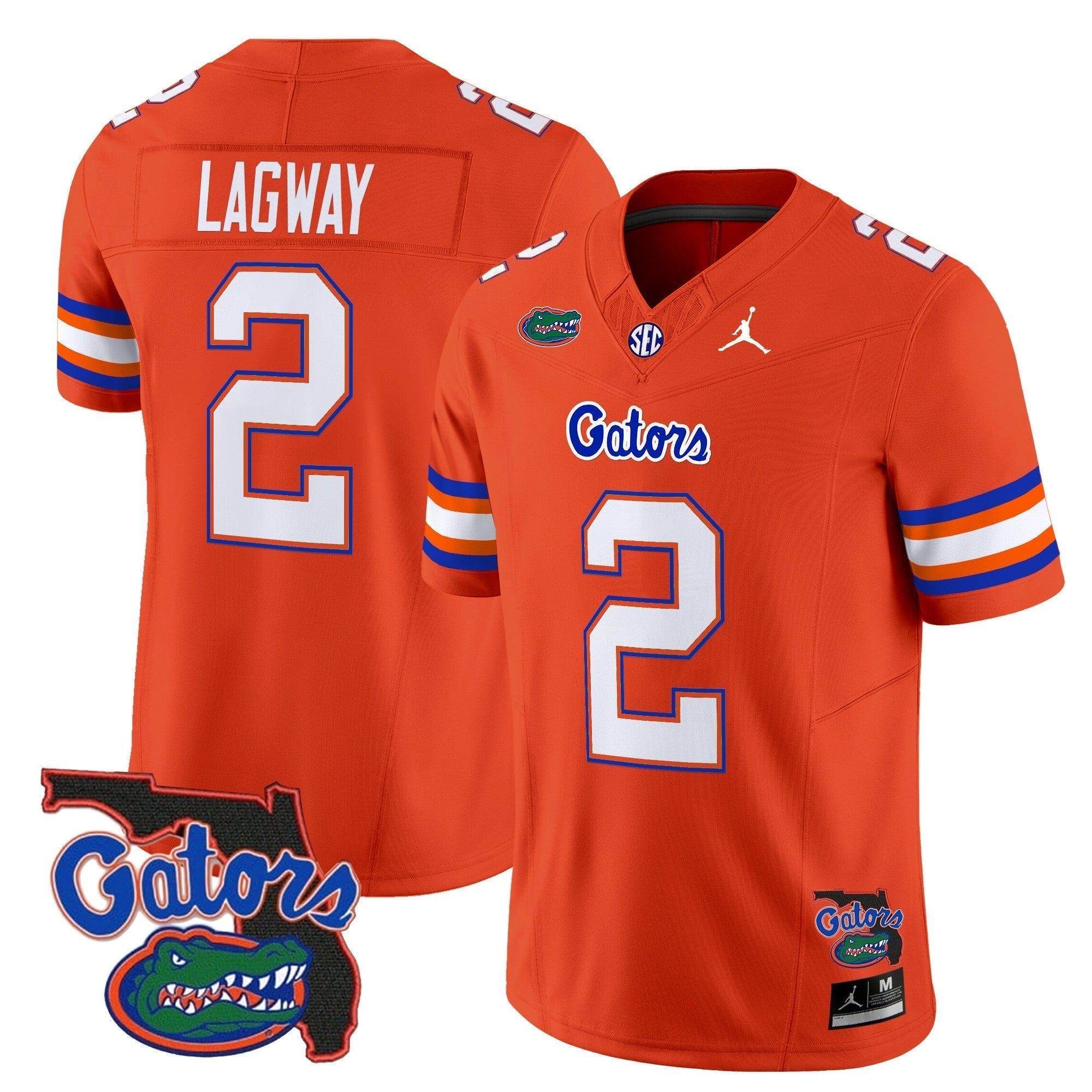 Men Florida Gators 2024 Florida Patch Vapor Limited Jersey - All Stitched