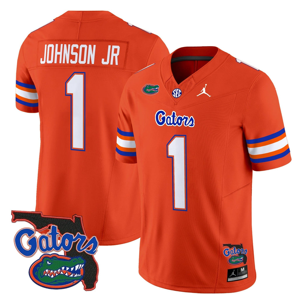 Men Florida Gators 2024 Florida Patch Vapor Limited Jersey - All Stitched
