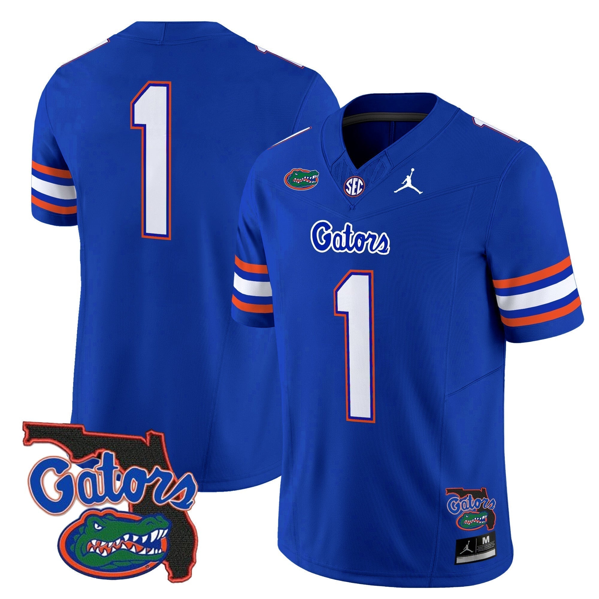 Men Florida Gators 2024 Florida Patch Vapor Limited Jersey - All Stitched