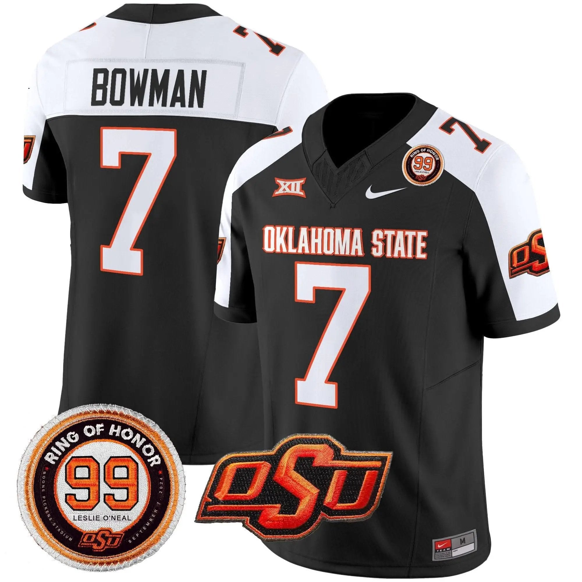 Men Oklahoma School Leslie O'neal Patch Vapor Limited Jersey