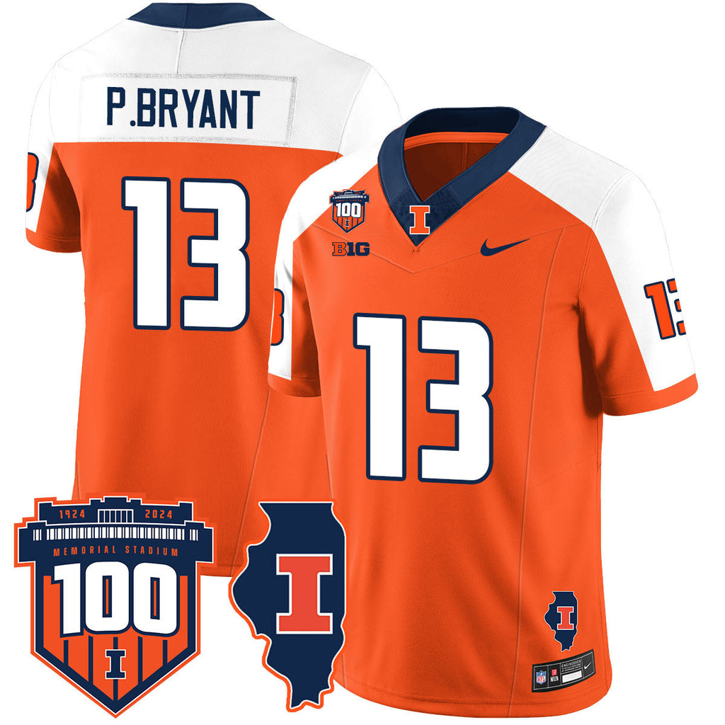 Men Illinois Football Vapor Jersey - All Stitched