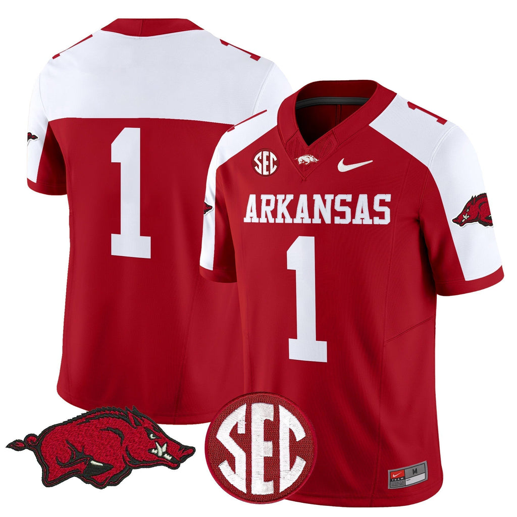 Men Arkansas Razorbacks Vapor Limited Jersey - All Stitched