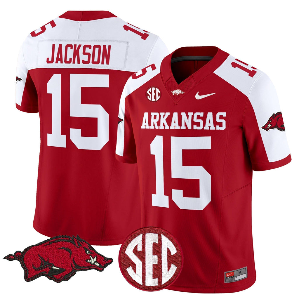Men Arkansas Razorbacks Vapor Limited Jersey - All Stitched