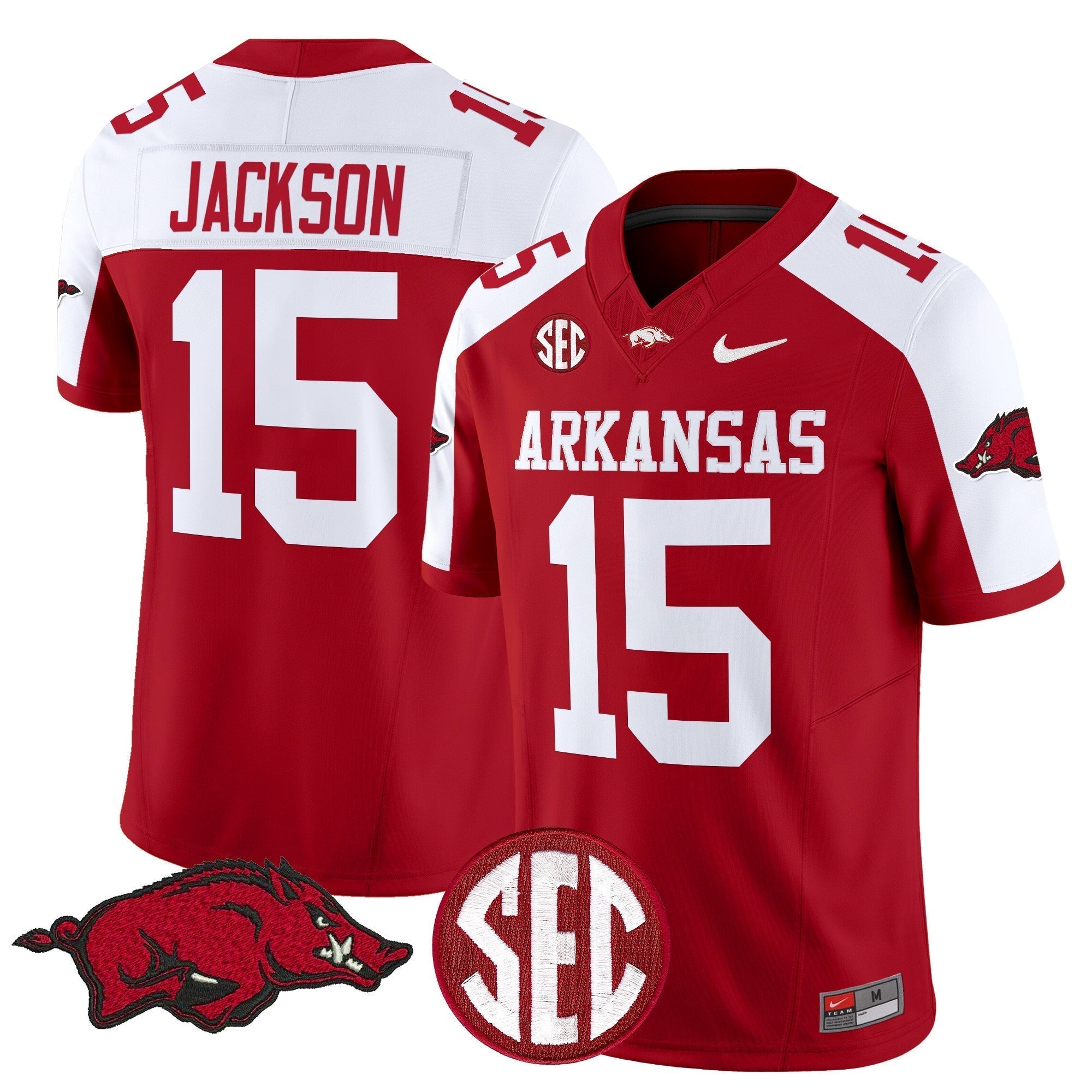Men Arkansas Razorbacks Vapor Limited Jersey - All Stitched