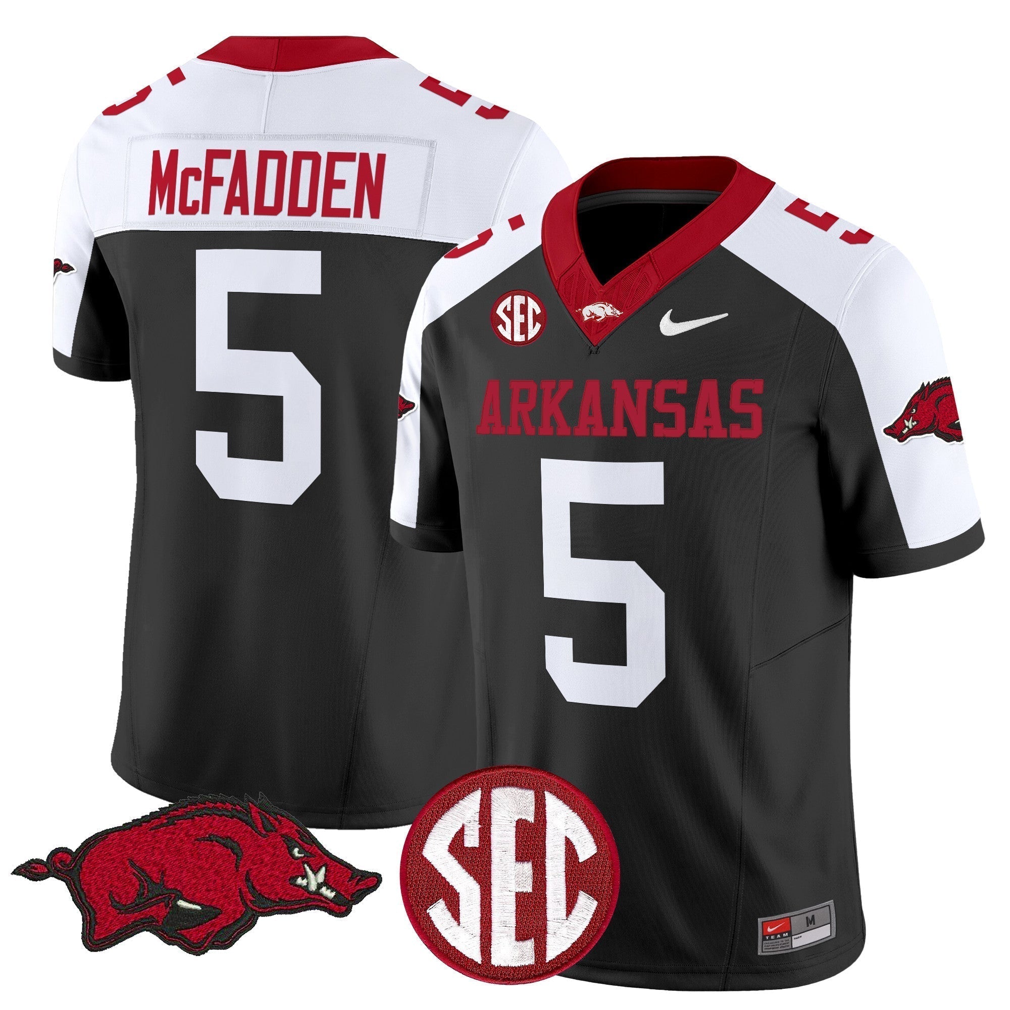 Men Arkansas Razorbacks Vapor Limited Jersey - All Stitched