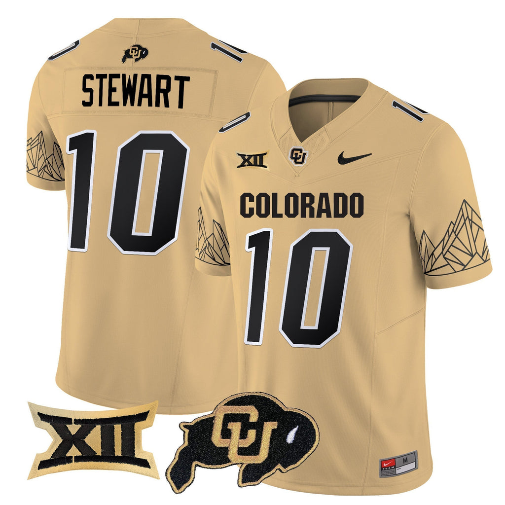 Men Colorado Buffaloes Vapor Limited Jersey V3 - Big 12 XII Patch - All Stitched