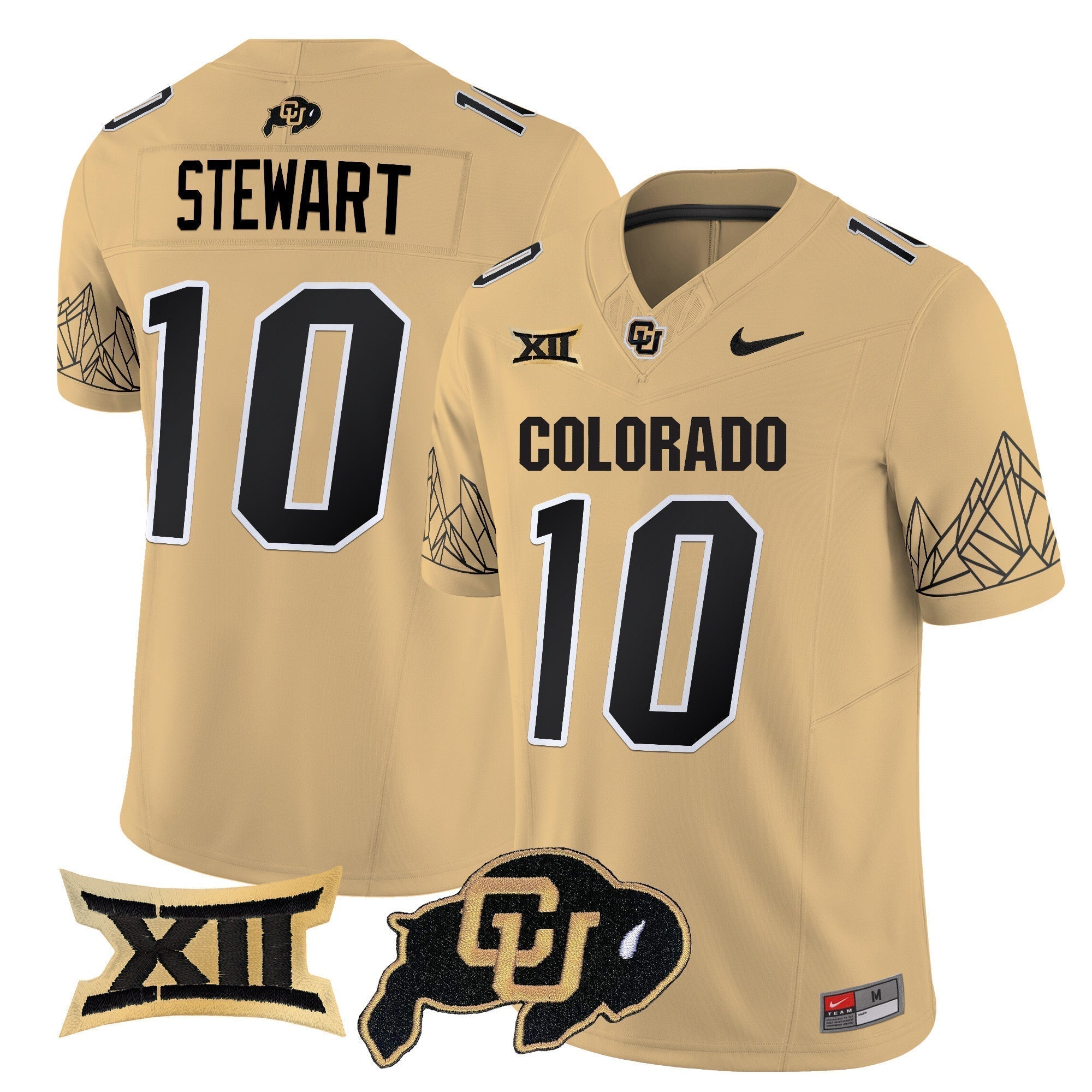Men Colorado Buffaloes Vapor Limited Jersey V3 - Big 12 XII Patch - All Stitched