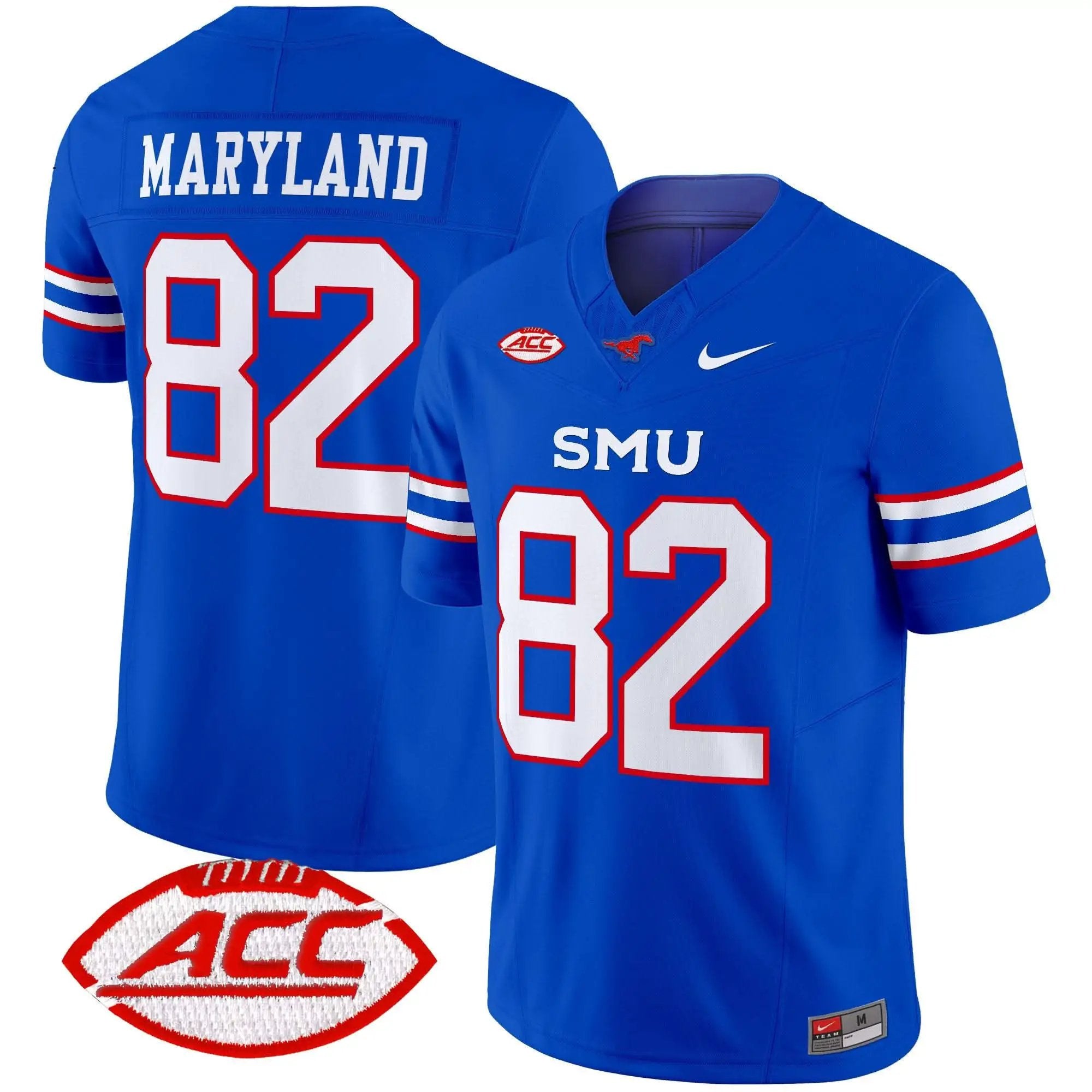 Men SMU Mustangs Football 2025 Vapor Limited Jersey - Stitched