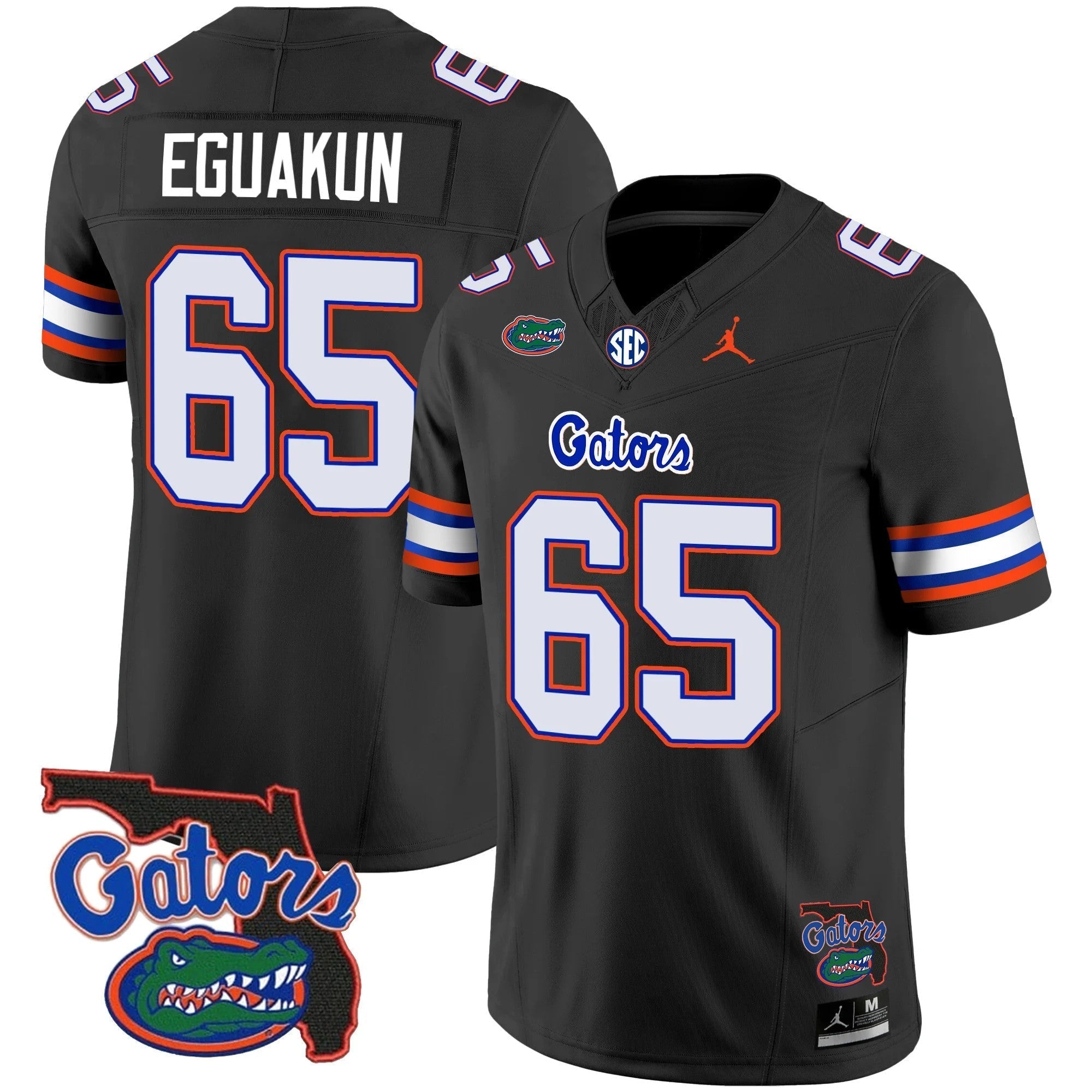 Men Florida Gators 2023 Vapor Limited Jersey - Florida Map - All Stitched