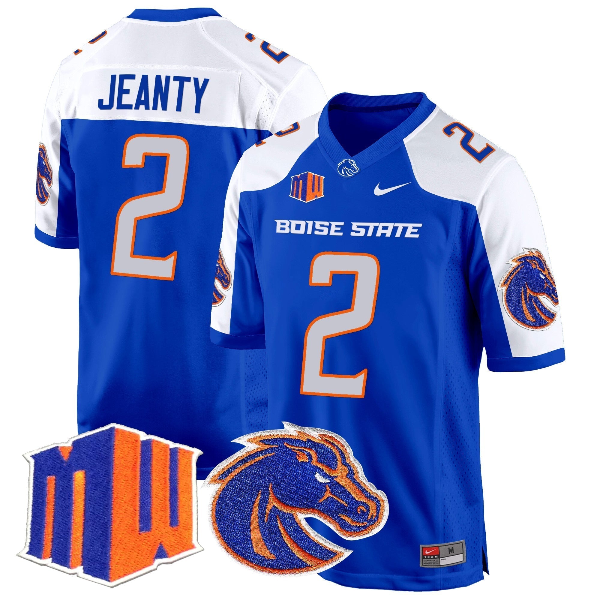 Men Boise State Broncos 2024 Game Jersey - All Stitched