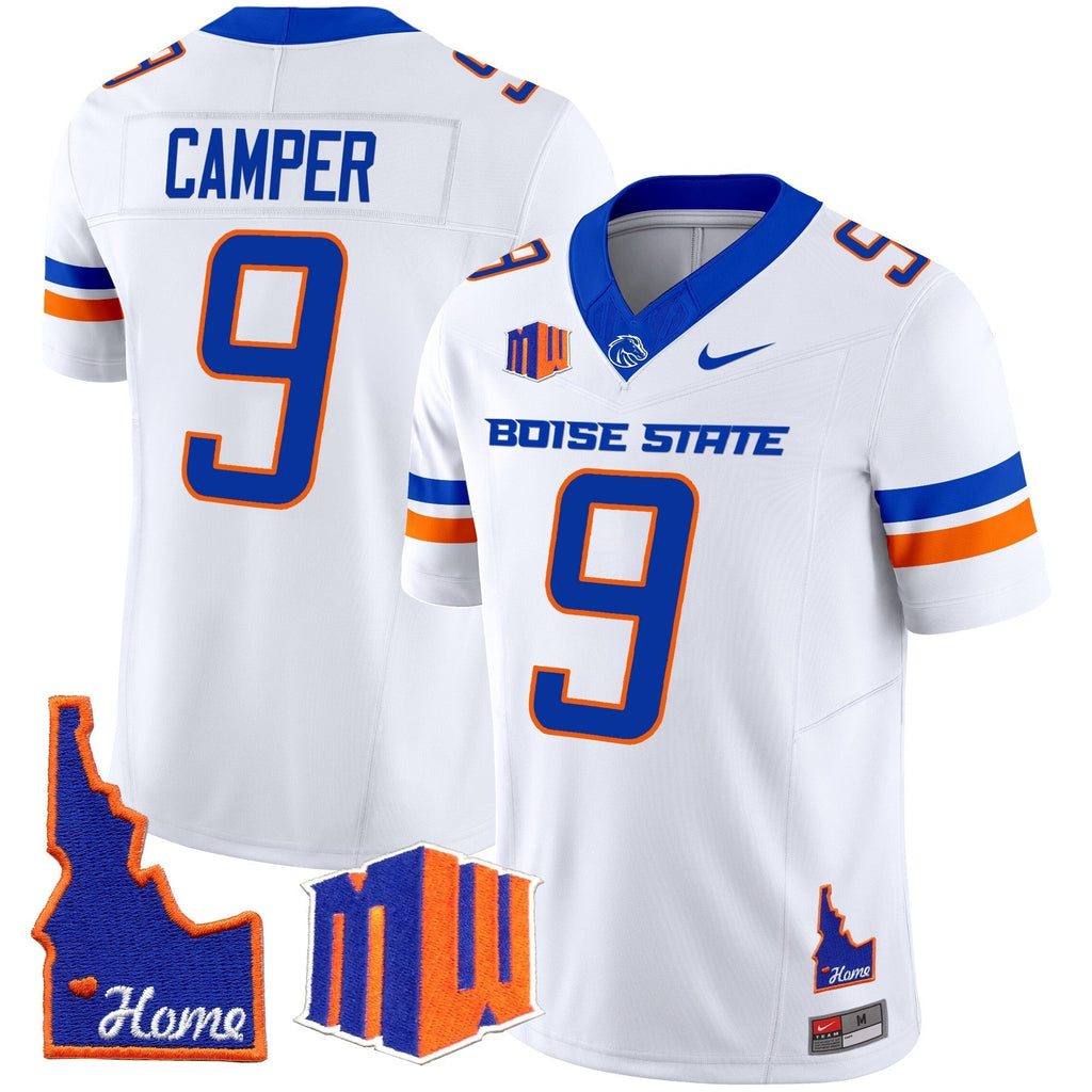 Men Boise State Broncos 2024 Home Patch Vapor Limited Jersey - All Stitched