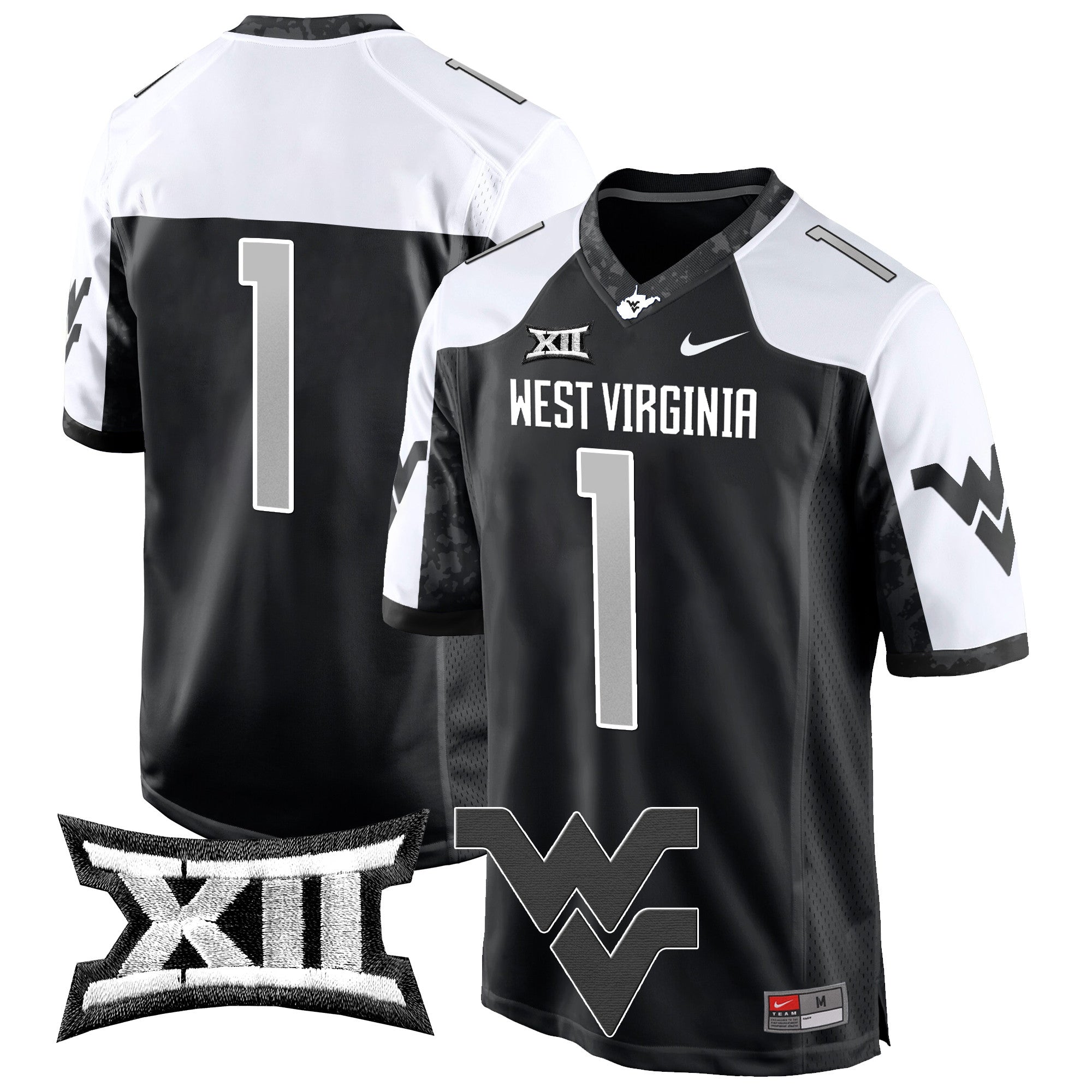 Men West Virginia Mountaineers 2024 Game Jersey - All Stitched