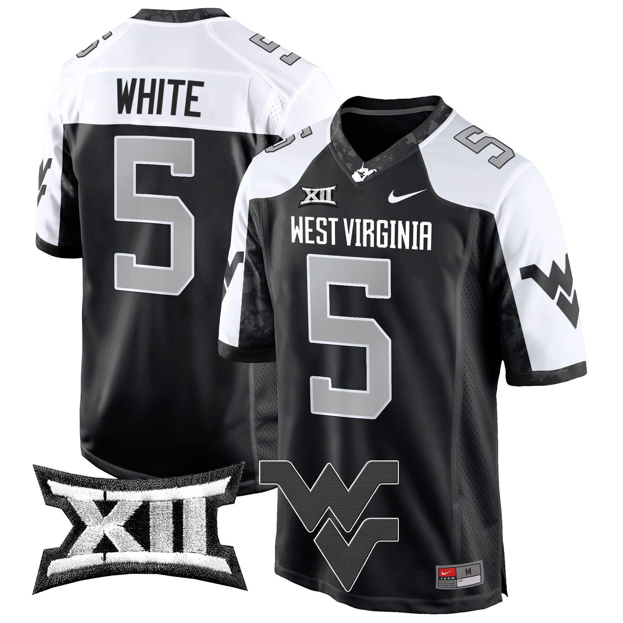 Men West Virginia Mountaineers 2024 Game Jersey - All Stitched