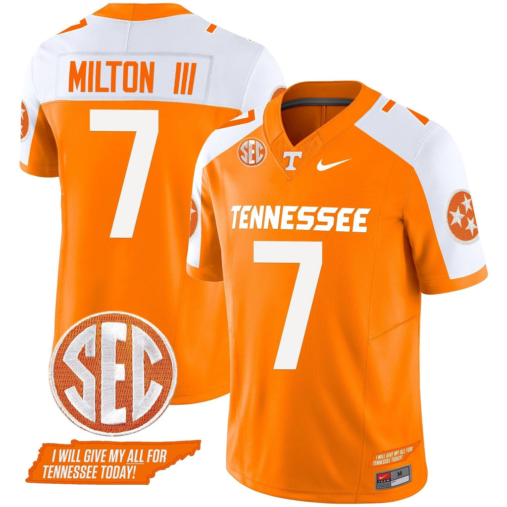 Men Tennessee Volunteers 2024 Vapor Limited Jersey V3 - All Stitched