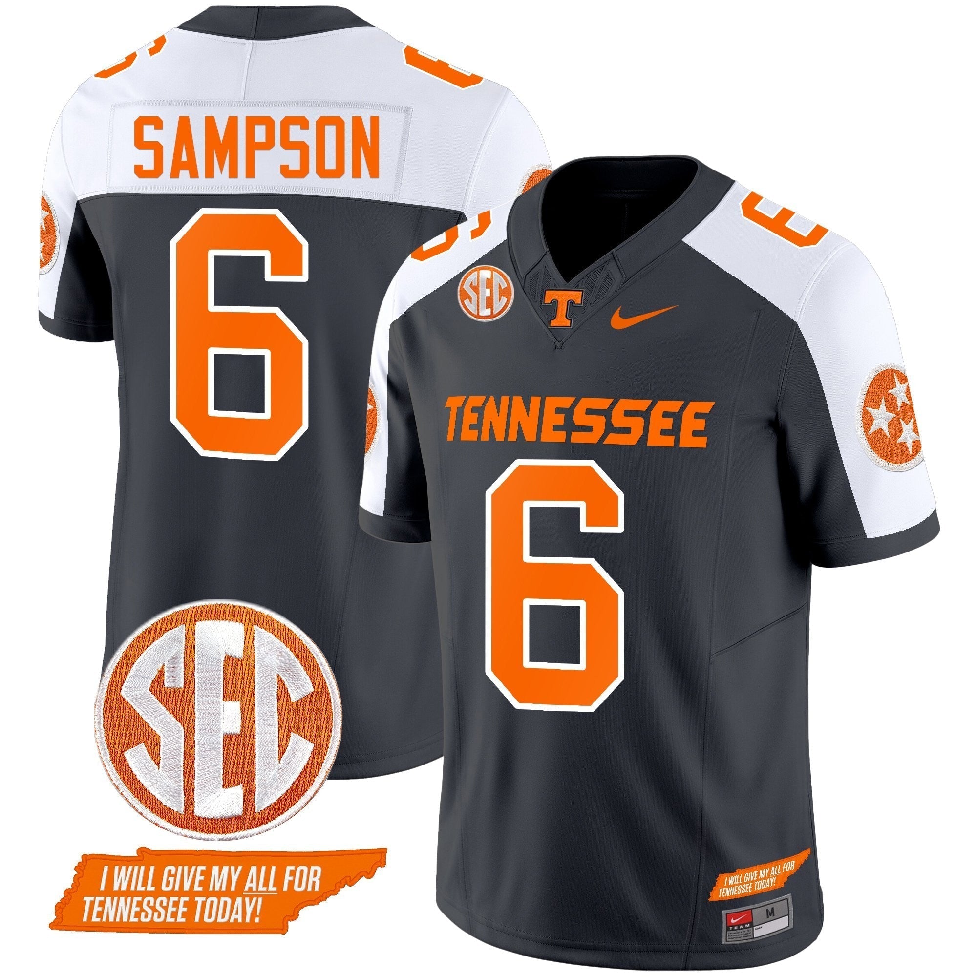 Men Tennessee Volunteers 2024 Vapor Limited Jersey V3 - All Stitched