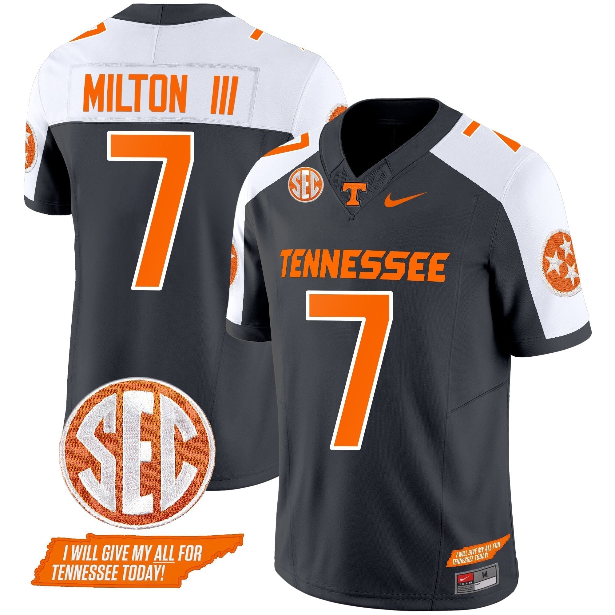 Men Tennessee Volunteers 2024 Vapor Limited Jersey V3 - All Stitched