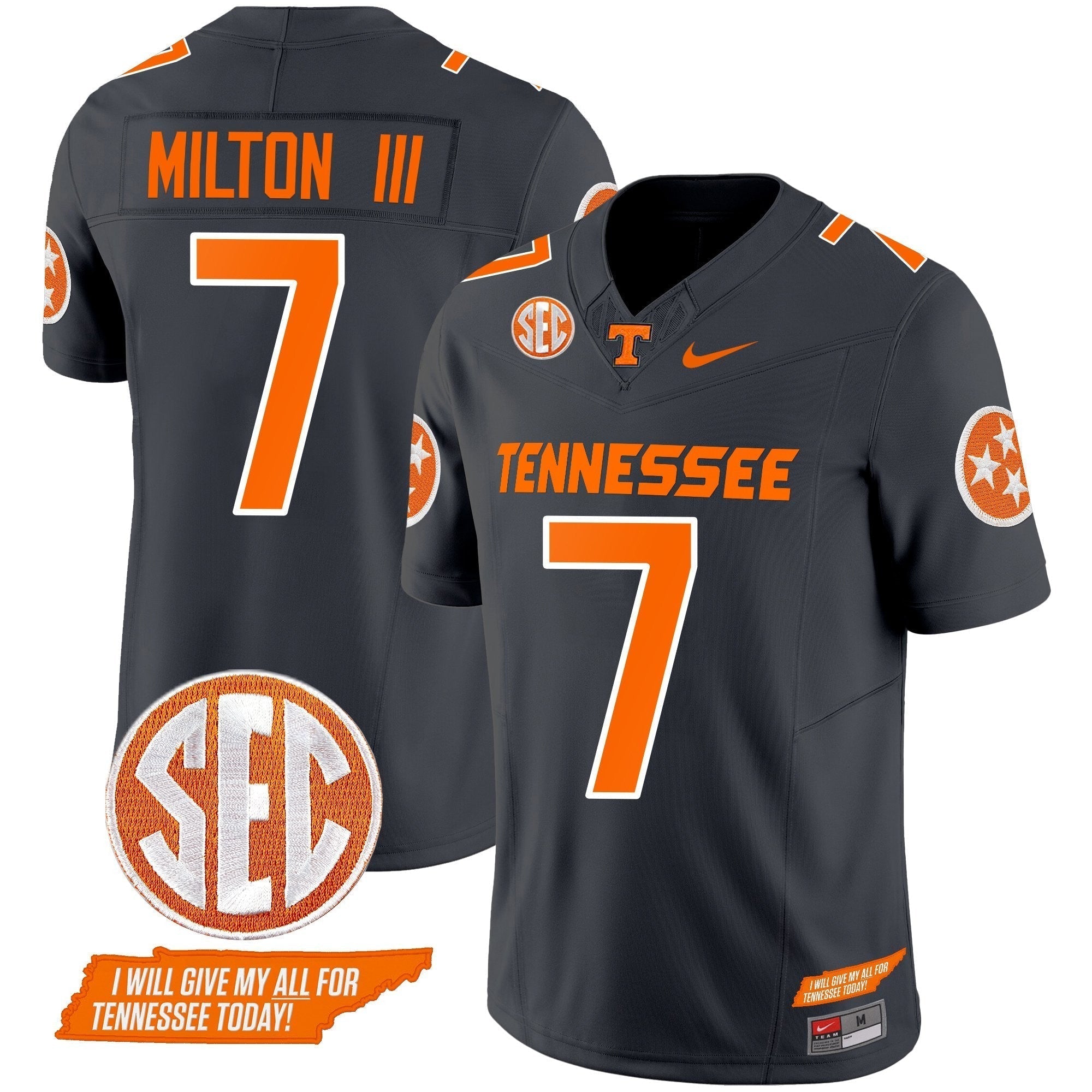 Men Tennessee Volunteers 2024 Vapor Limited Jersey V3 - All Stitched
