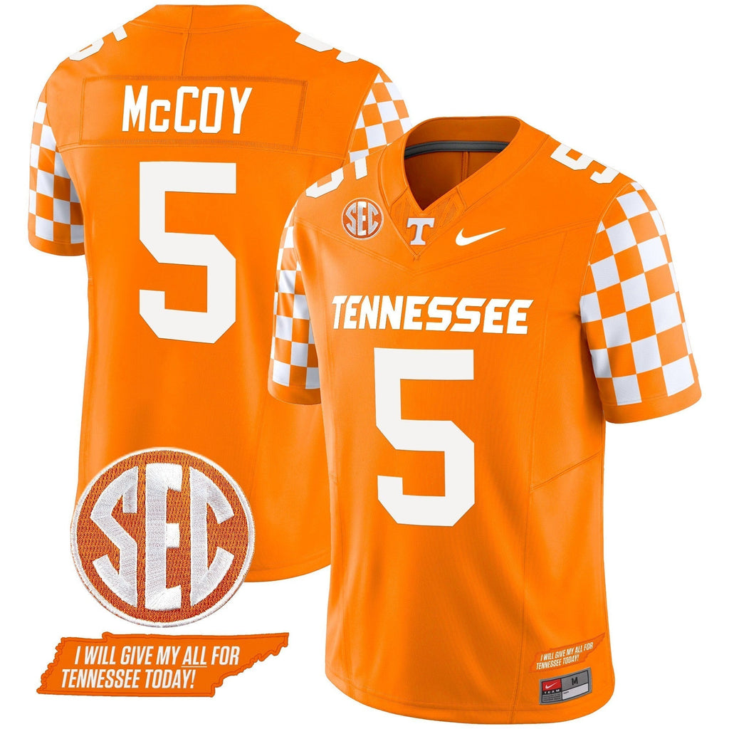 Men Tennessee Volunteers 2024 Checkerboard Vapor Limited Jersey V2 - All Stitched