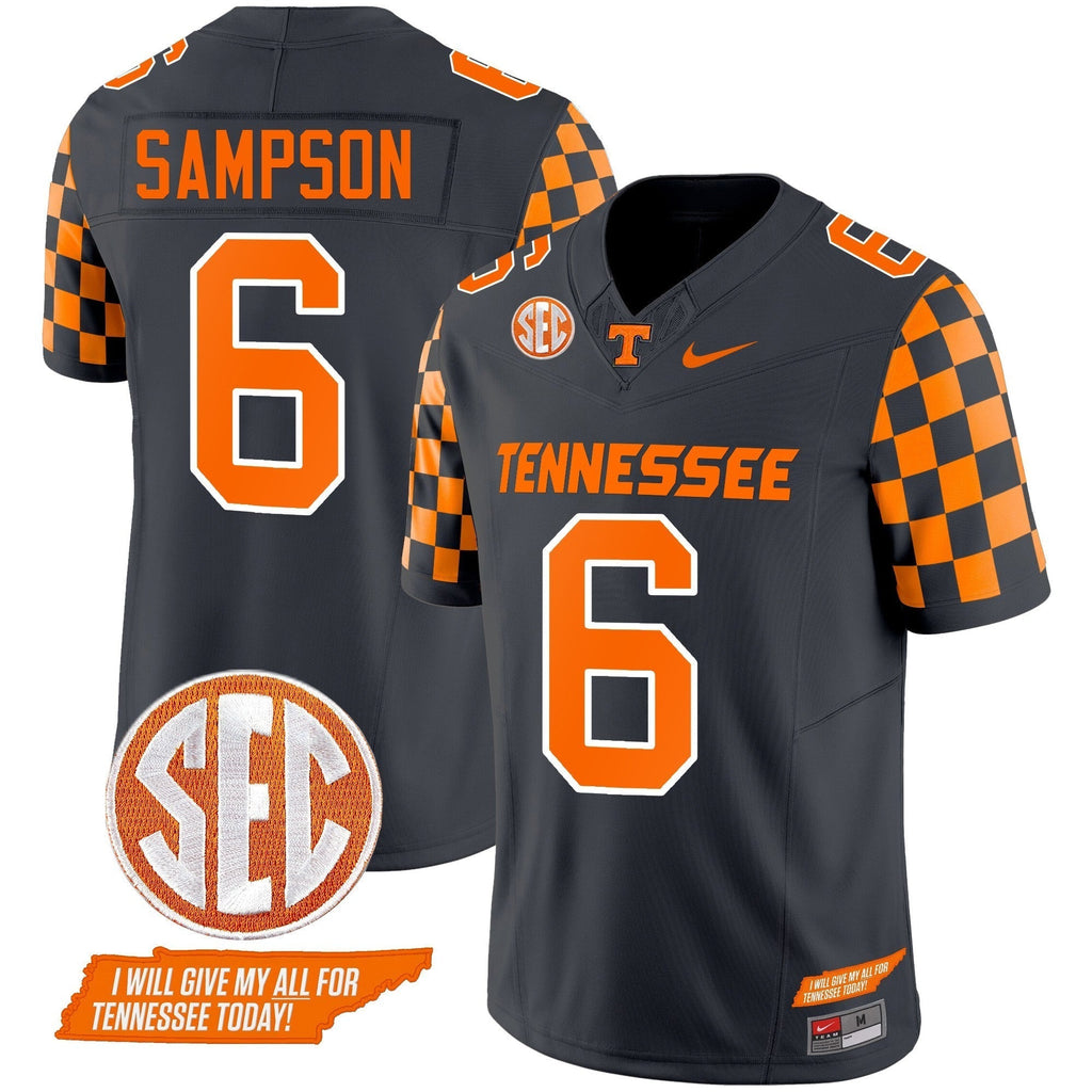 Men Tennessee Volunteers 2024 Checkerboard Vapor Limited Jersey V2 - All Stitched