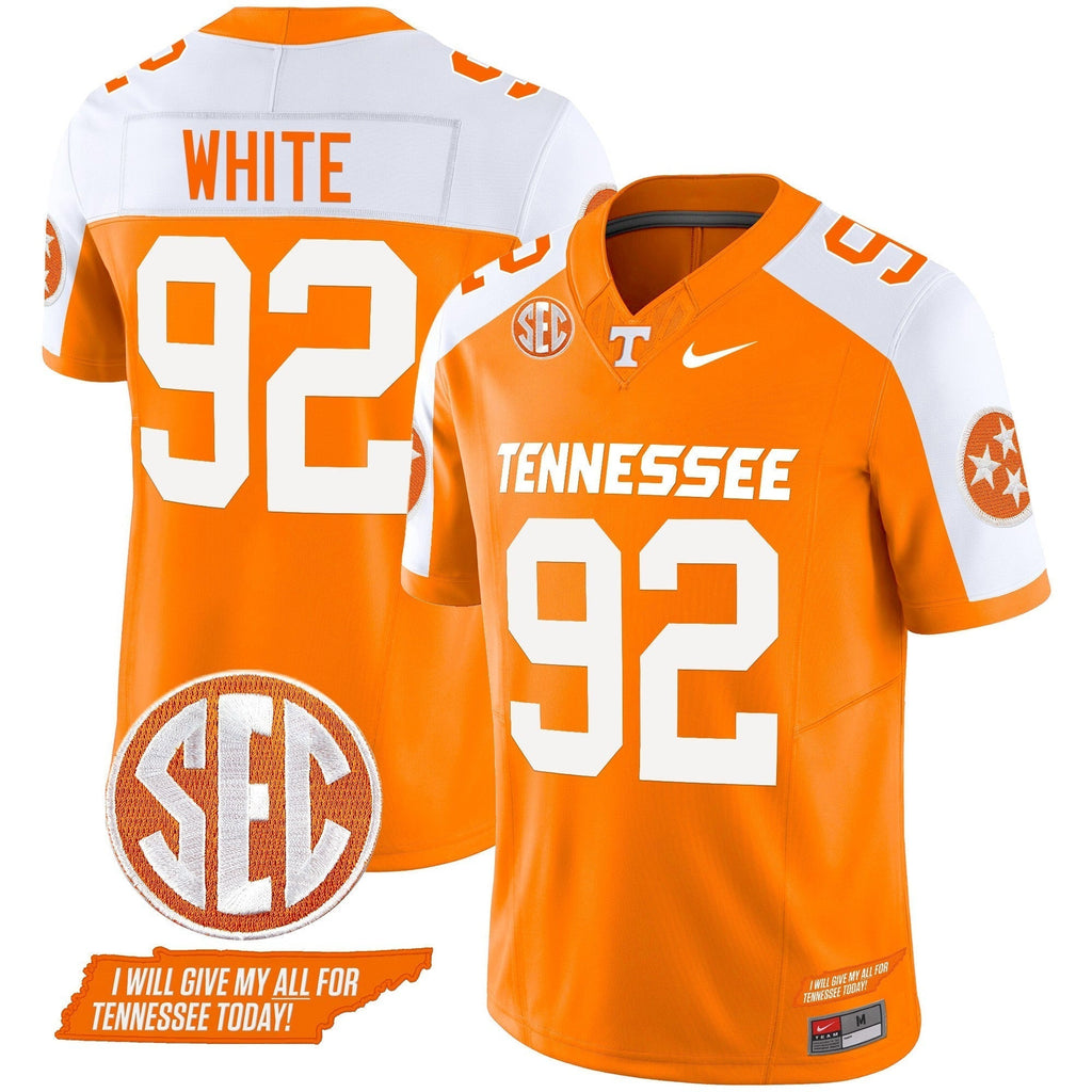 Men Tennessee Volunteers 2024 Checkerboard Vapor Limited Jersey V2 - All Stitched