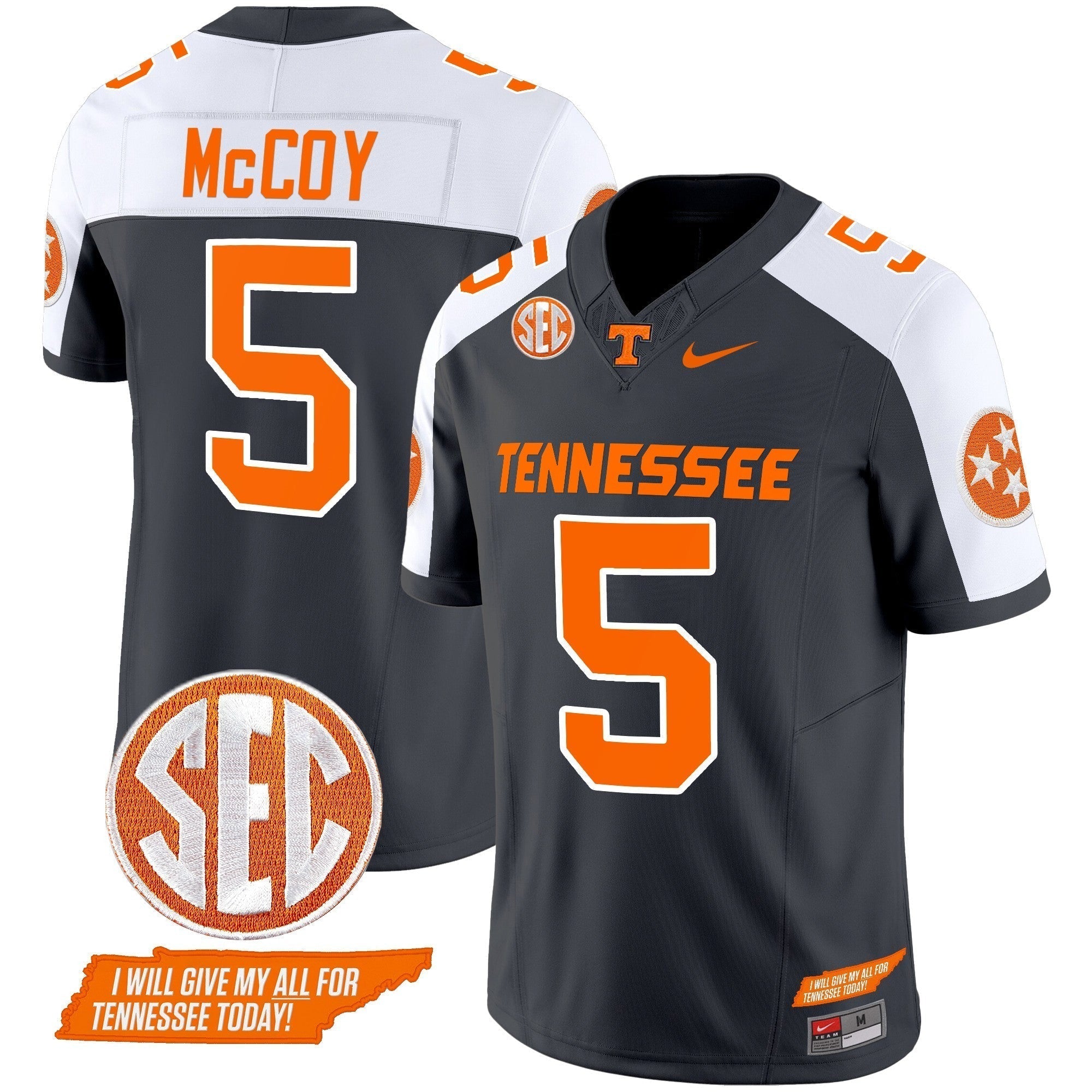 Men Tennessee Volunteers 2024 Checkerboard Vapor Limited Jersey V2 - All Stitched