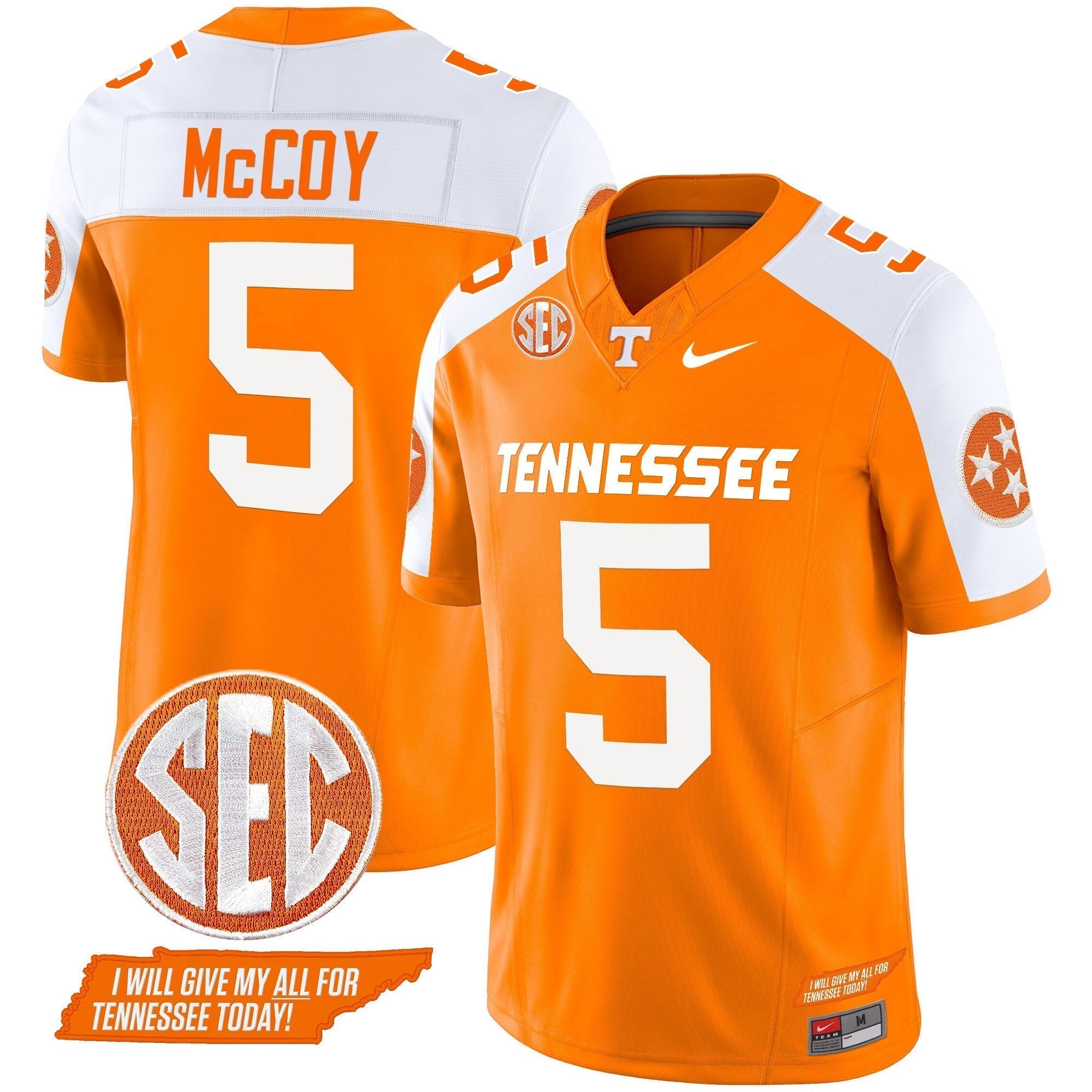 Men Tennessee Volunteers 2024 Checkerboard Vapor Limited Jersey V2 - All Stitched